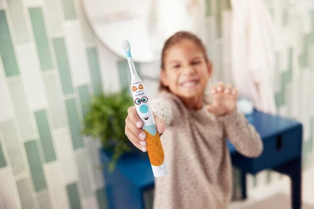 Kids Electric Toothbrush   Pet Design, Gentle Clean, 2 Intensity Settings, Timer6