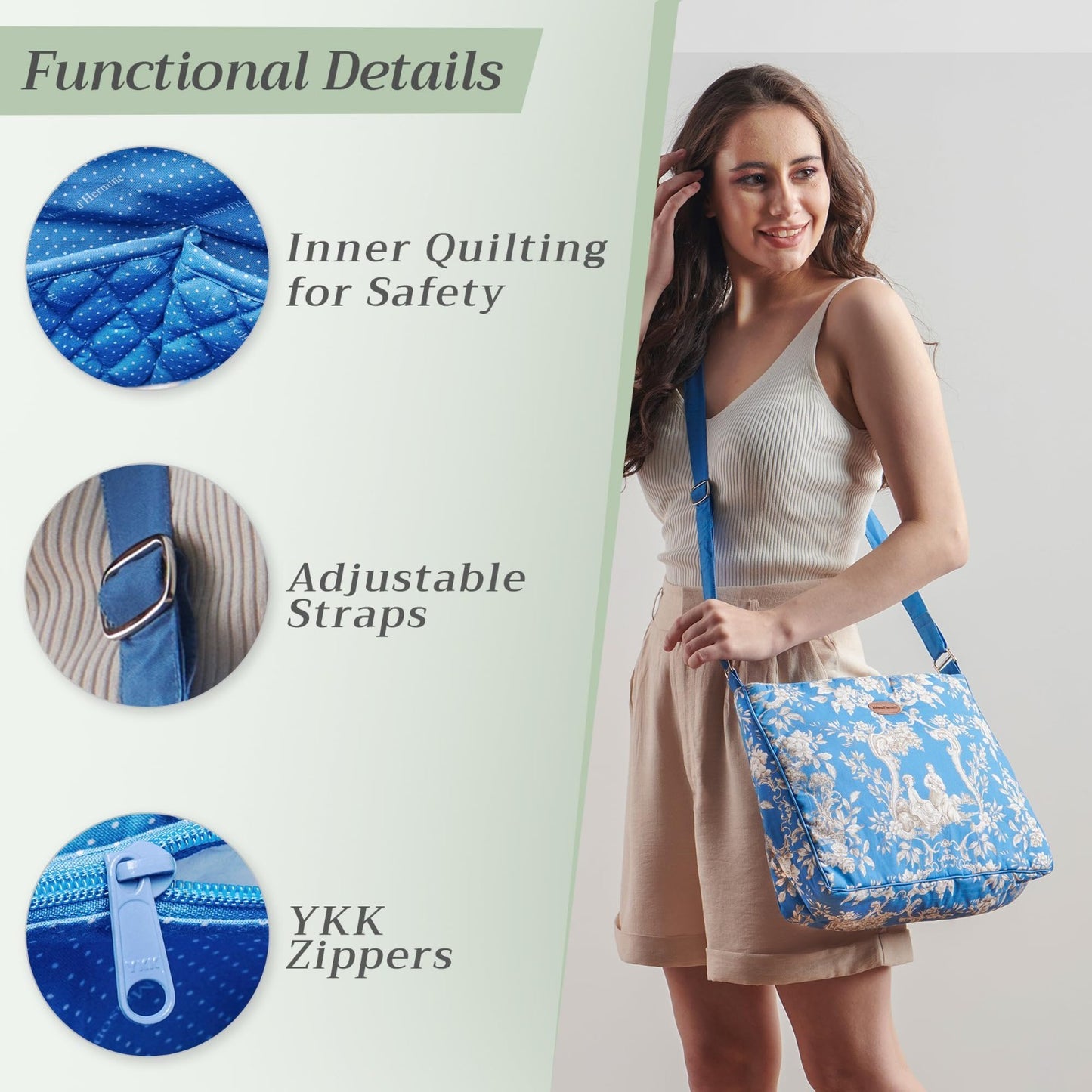 Stylish Cotton Shoulder Bag for Women | Versatile Handbag | Everyday Use2