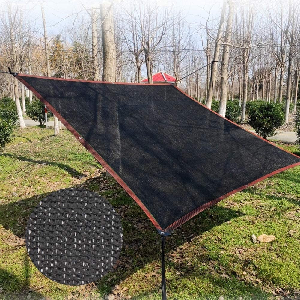 70% Black Shade Cloth 20x20 FT Durable Mesh Tarp with Grommets for Garden, Green7