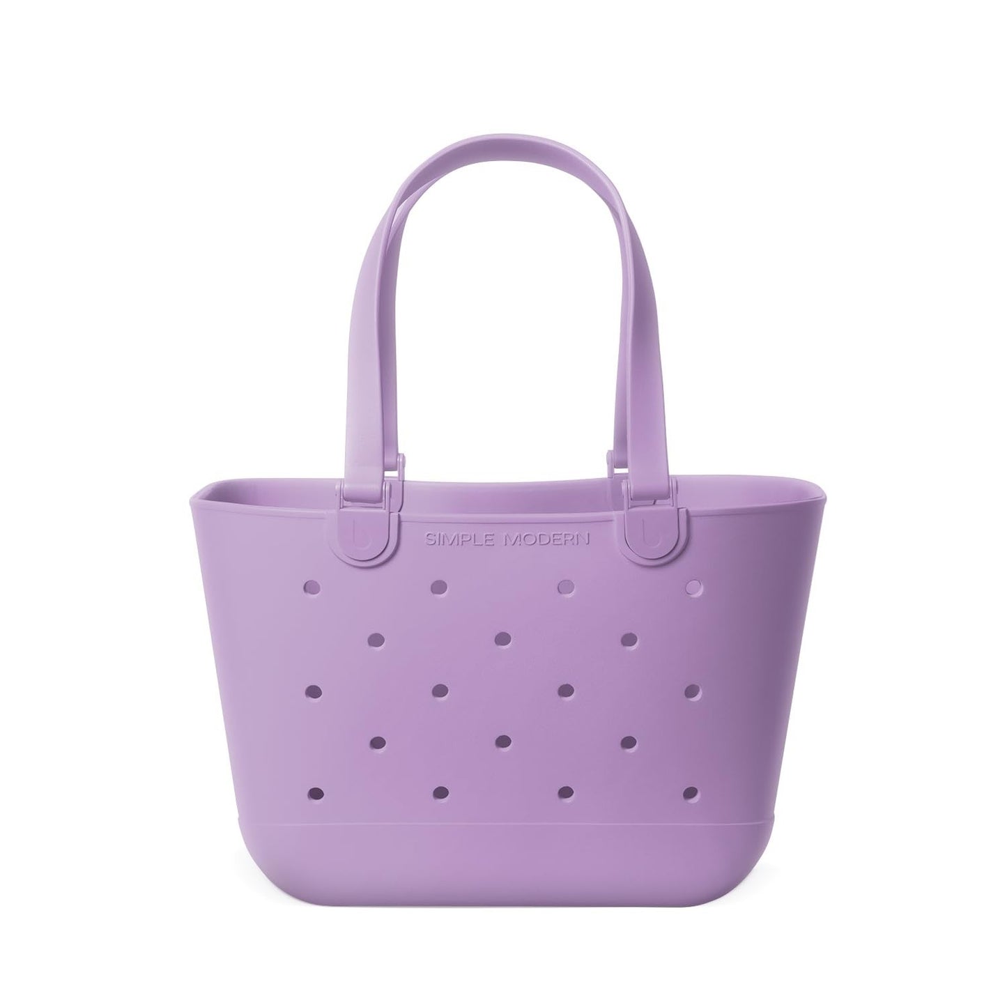 Large Waterproof Beach Tote Bag - Purple Getaway Bag with Zipper Pocket, Travel1