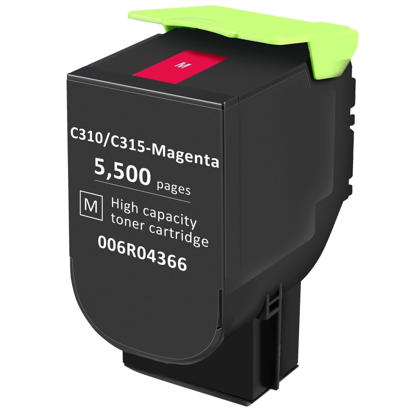 High Capacity Magenta Toner Cartridge for Xerox C310 C315 - 5500 Pages, Compatib1