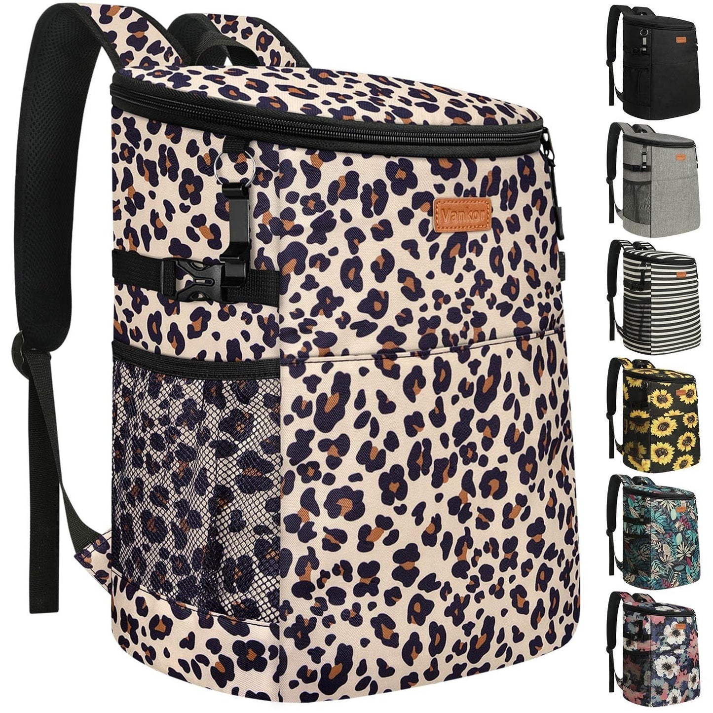 Insulated Camping Cooler Backpack - Holds 30-45 Cans, Waterproof & Leak Proof, P1