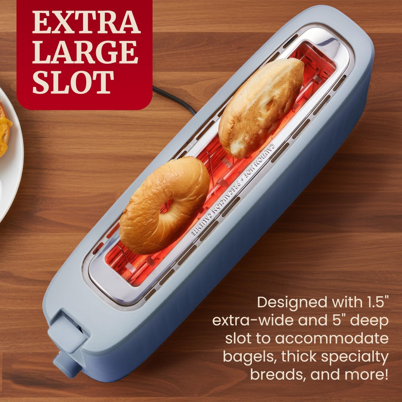 2-Slice Long Slot Toaster with Cool-Touch Body, 6 Browning Levels, Extra-Wide Sl2
