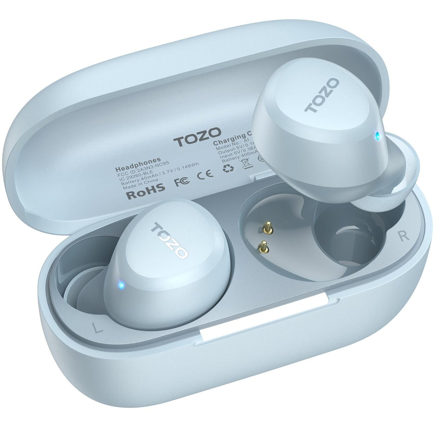 Wireless Earbuds Bluetooth 5.3   Lightweight, IPX5 Waterproof, AI Call Mics, Pre1