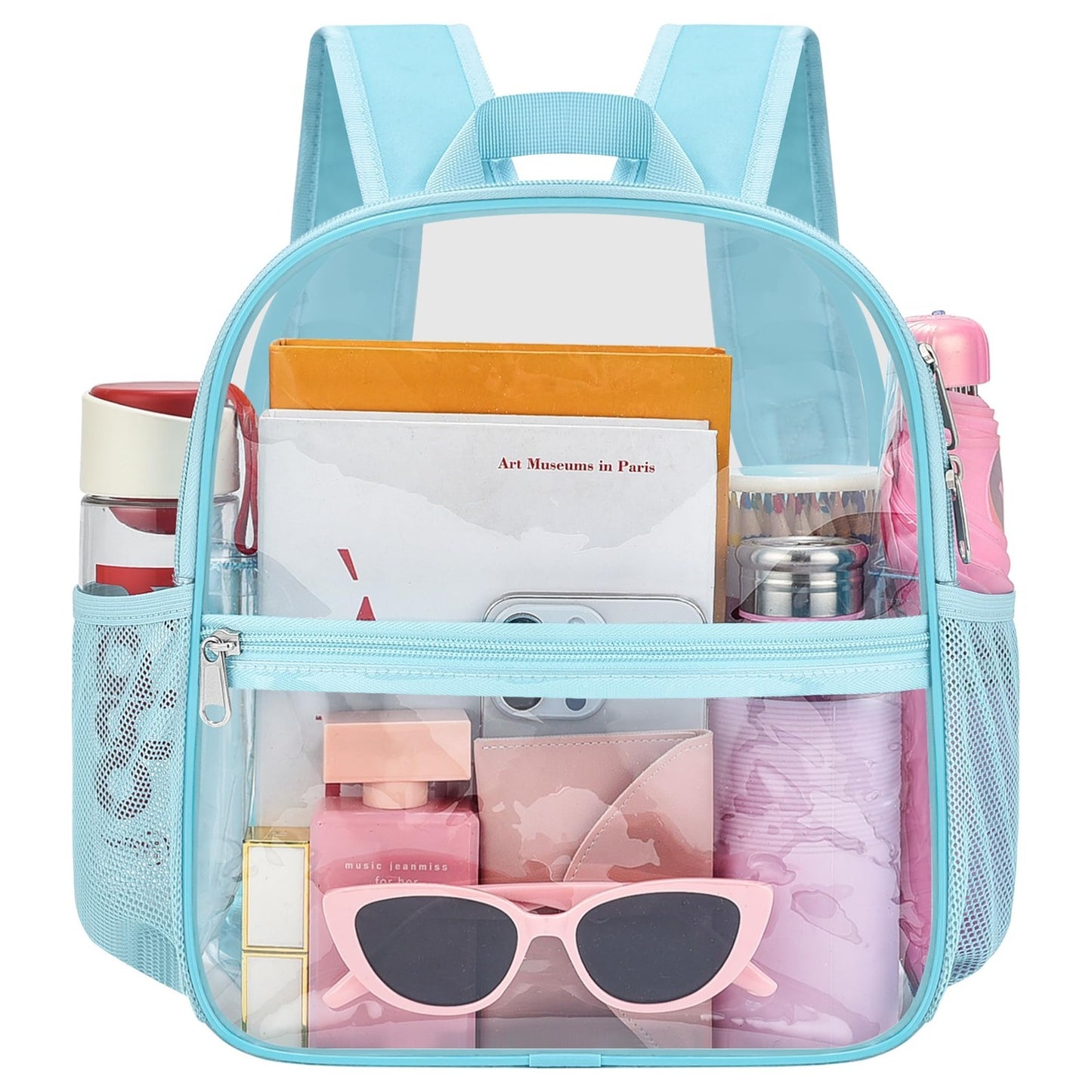 Clear Stadium Backpack - Waterproof, 12x6x12, Ideal for Concerts & Sports Events3