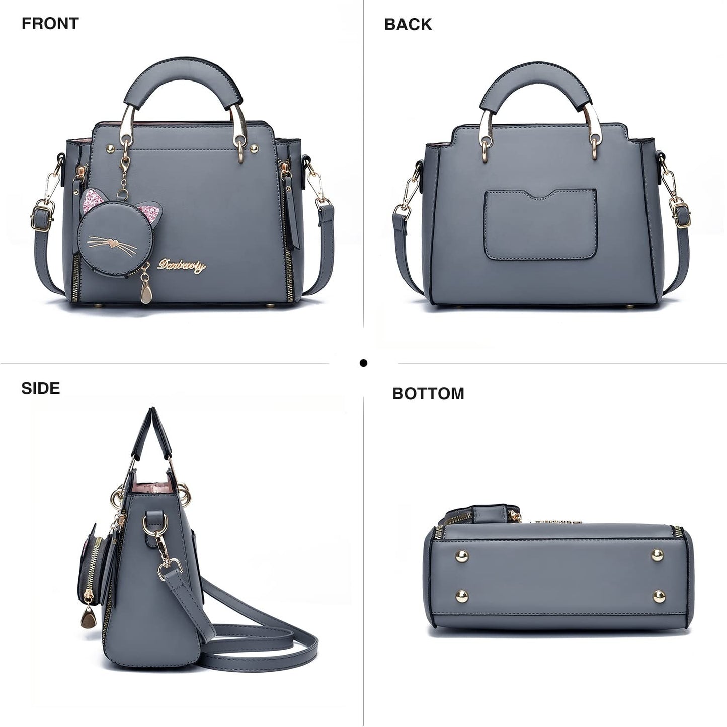 Stylish Women's Crossbody Handbags - Top Handle Satchel & Small Tote Bags4