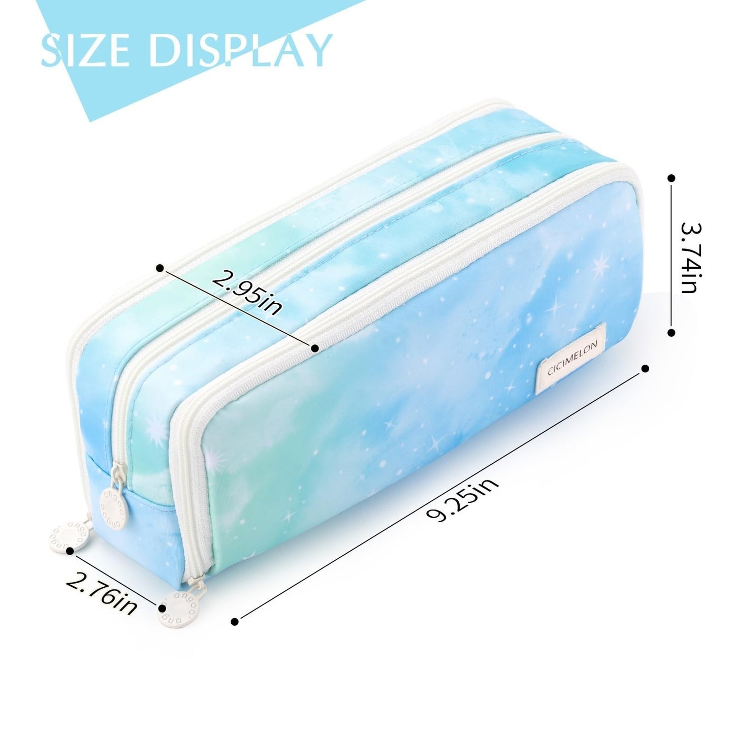 Large Capacity 3 Compartment Pencil Case Pouch Bag for School, Teens & Adults4