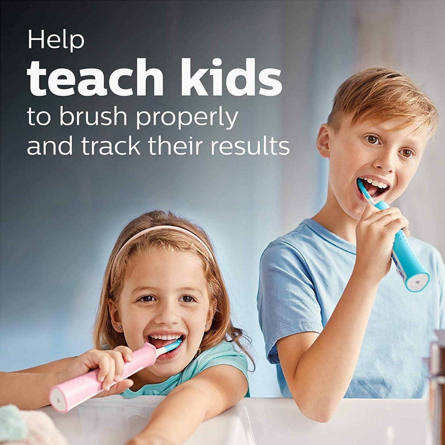 Bluetooth Electric Toothbrush for Kids 3+ | Rechargeable, Interactive, 2 Min Tim4