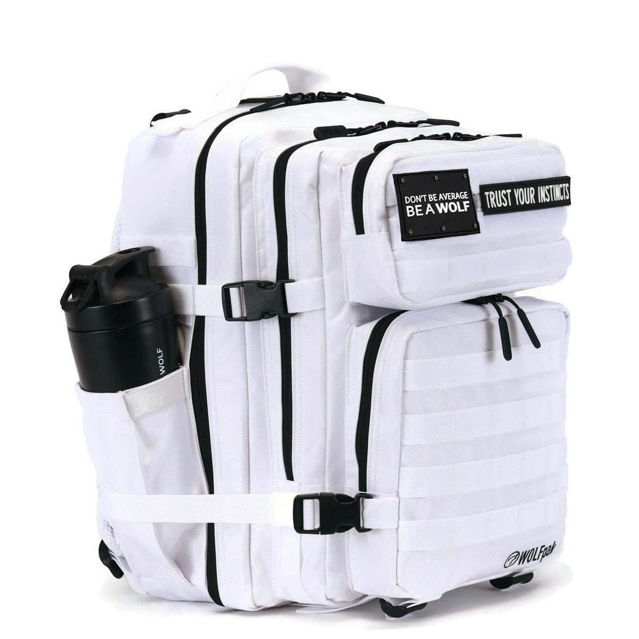 Durable 35L Waterproof Gym Backpack, MOLLE Webbing, Laptop Pocket, Athletic Gear4
