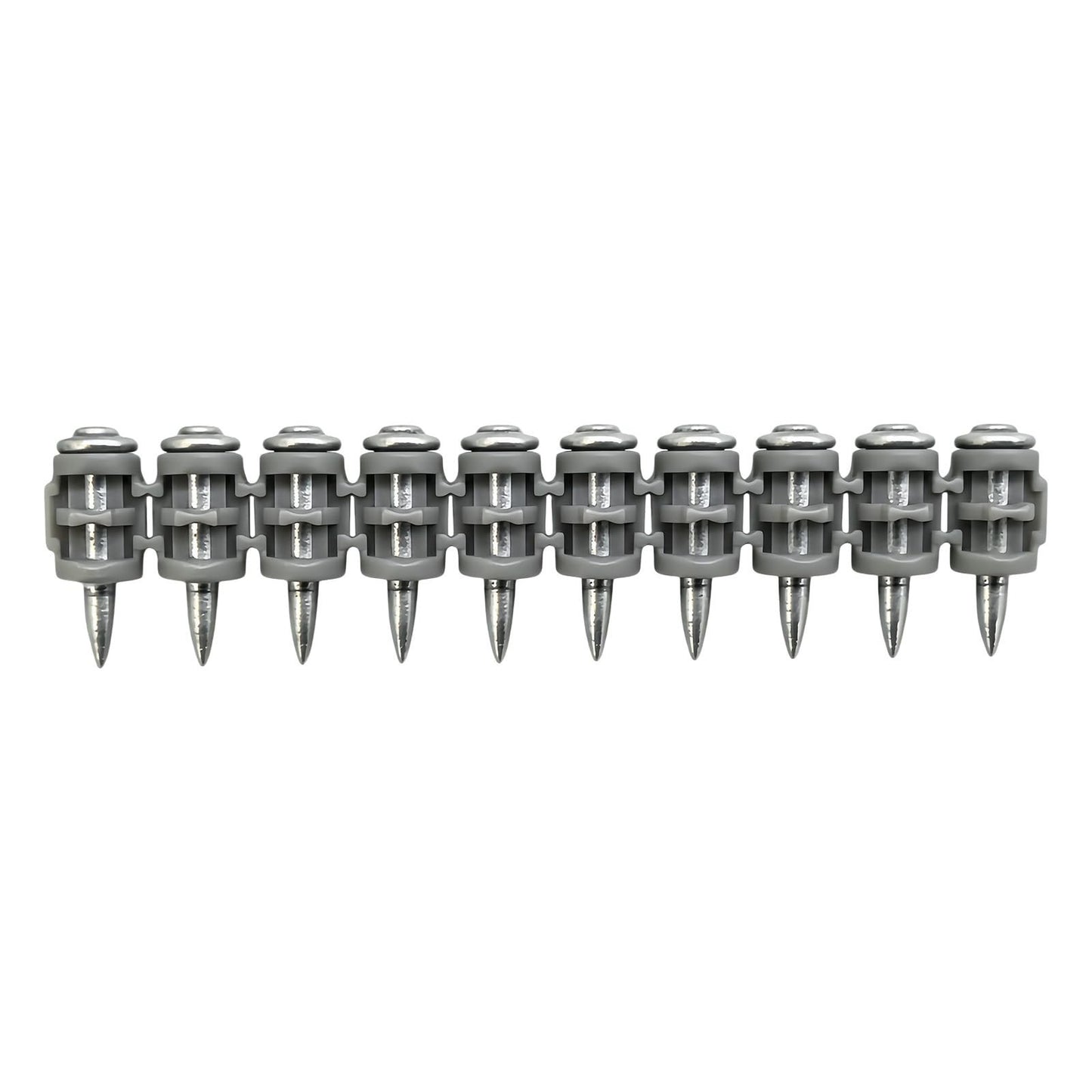 Collated Concrete Nails 3/4" - 1000pcs Full Round Head Steel Pins for Drywall &4