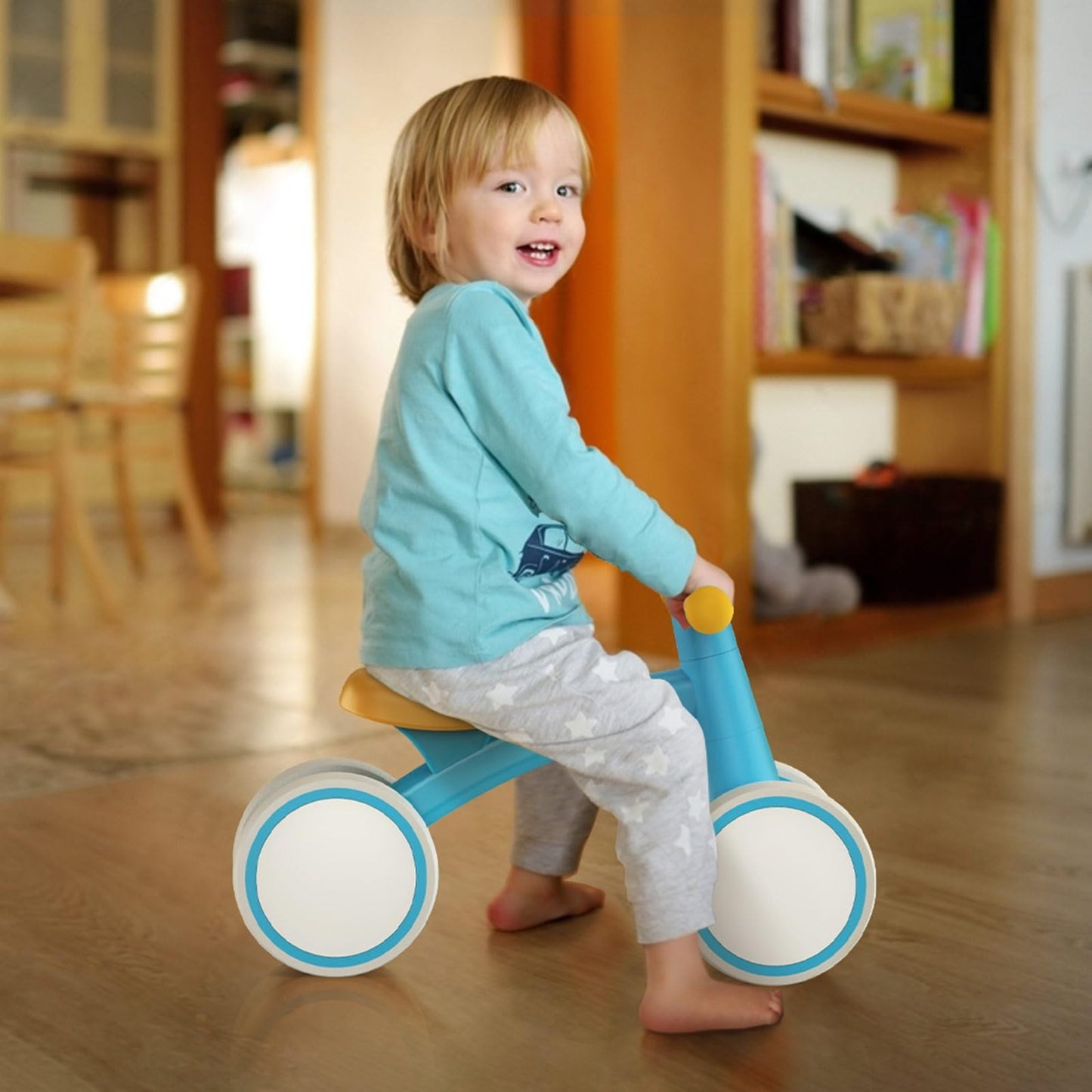Toddler Balance Bike for 1 Year Old   4 Wheels, First Birthday Gift, 12 24 Month8