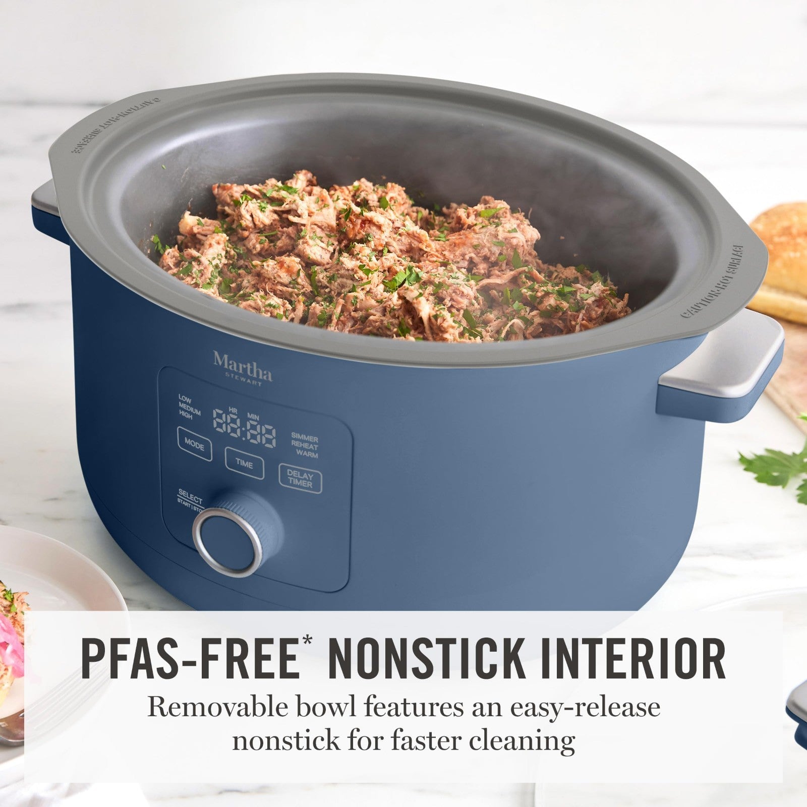 **Custom Title:** 8 QT Programmable Slow Cooker with Timer, Nonstick Ceramic Cro6