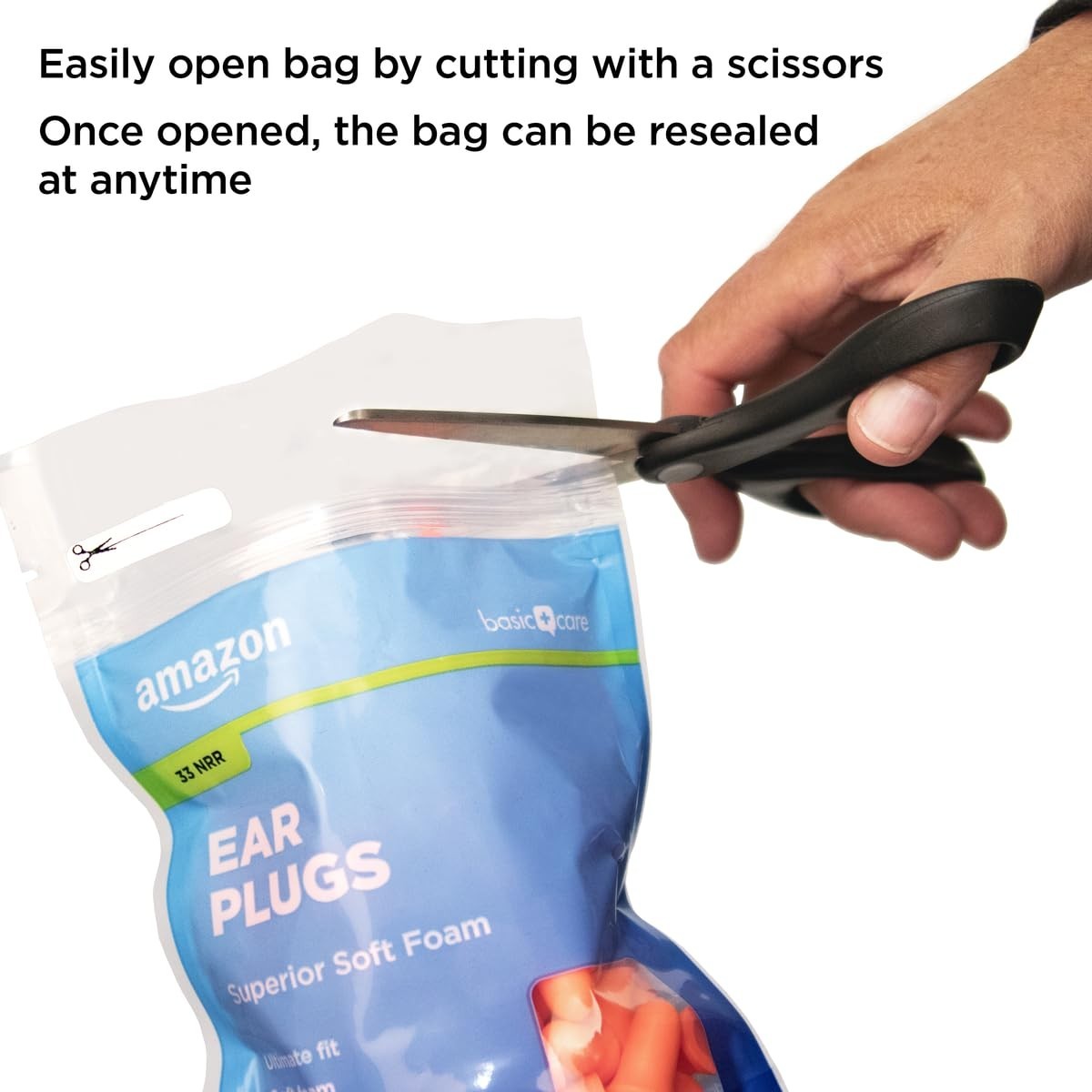 Soft Foam Noise Cancelling Earplugs for Concerts, Hearing Protection, 100 Count2