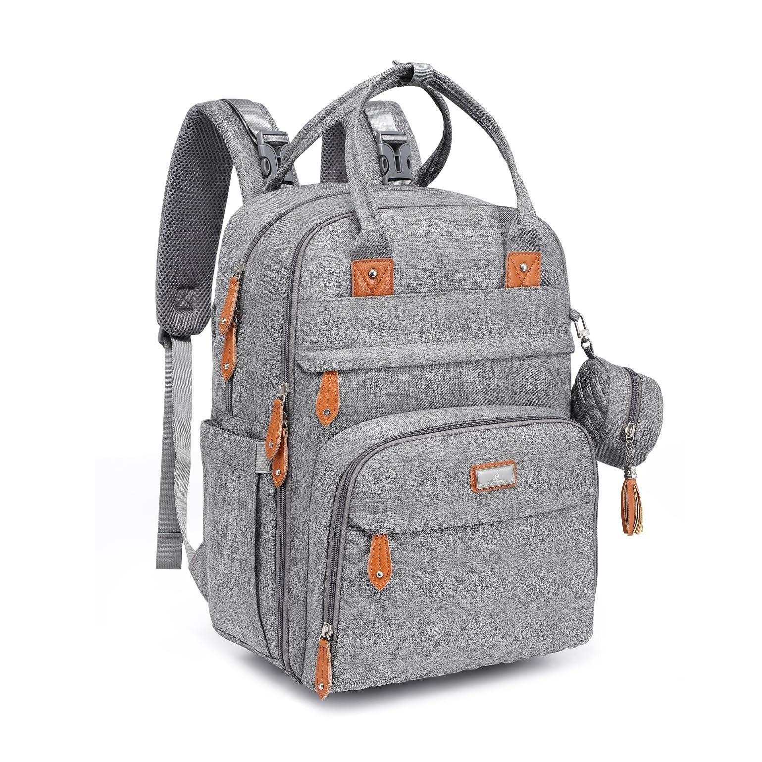 Multi Function Water Resistant Diaper Bag Backpack   Baby Travel Tote, Changing1
