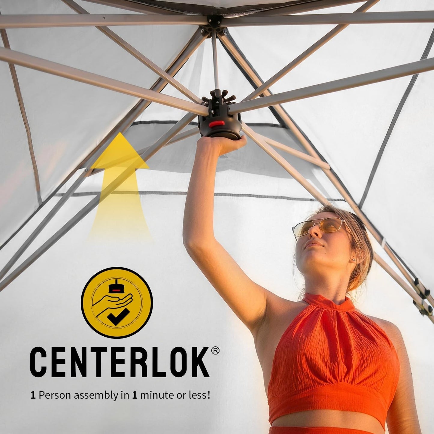 12x12 Pop Up Canopy Tent with Side Wall, Easy Setup Outdoor Gazebo, Sun Shade fo3