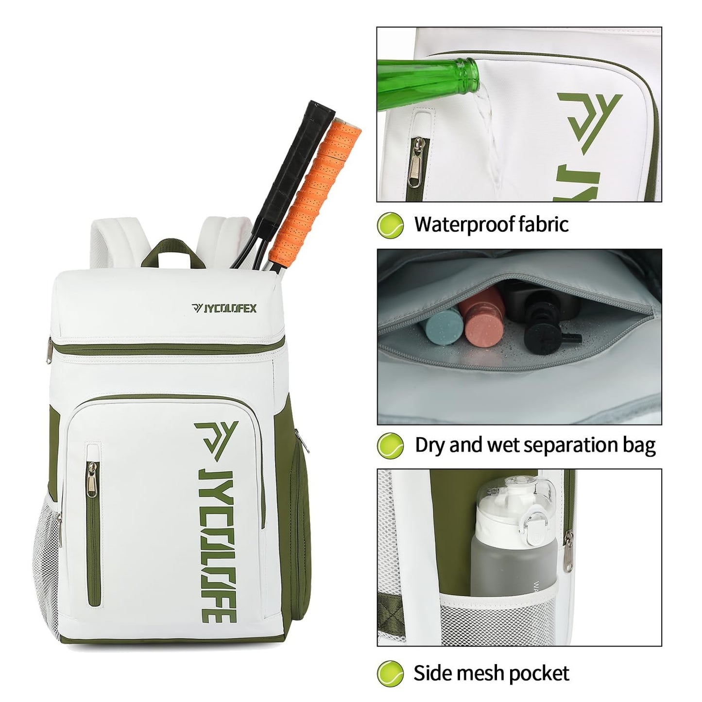 Waterproof Gym Duffel Backpack with Shoe Compartment, 4 Carry Methods, Sports &8