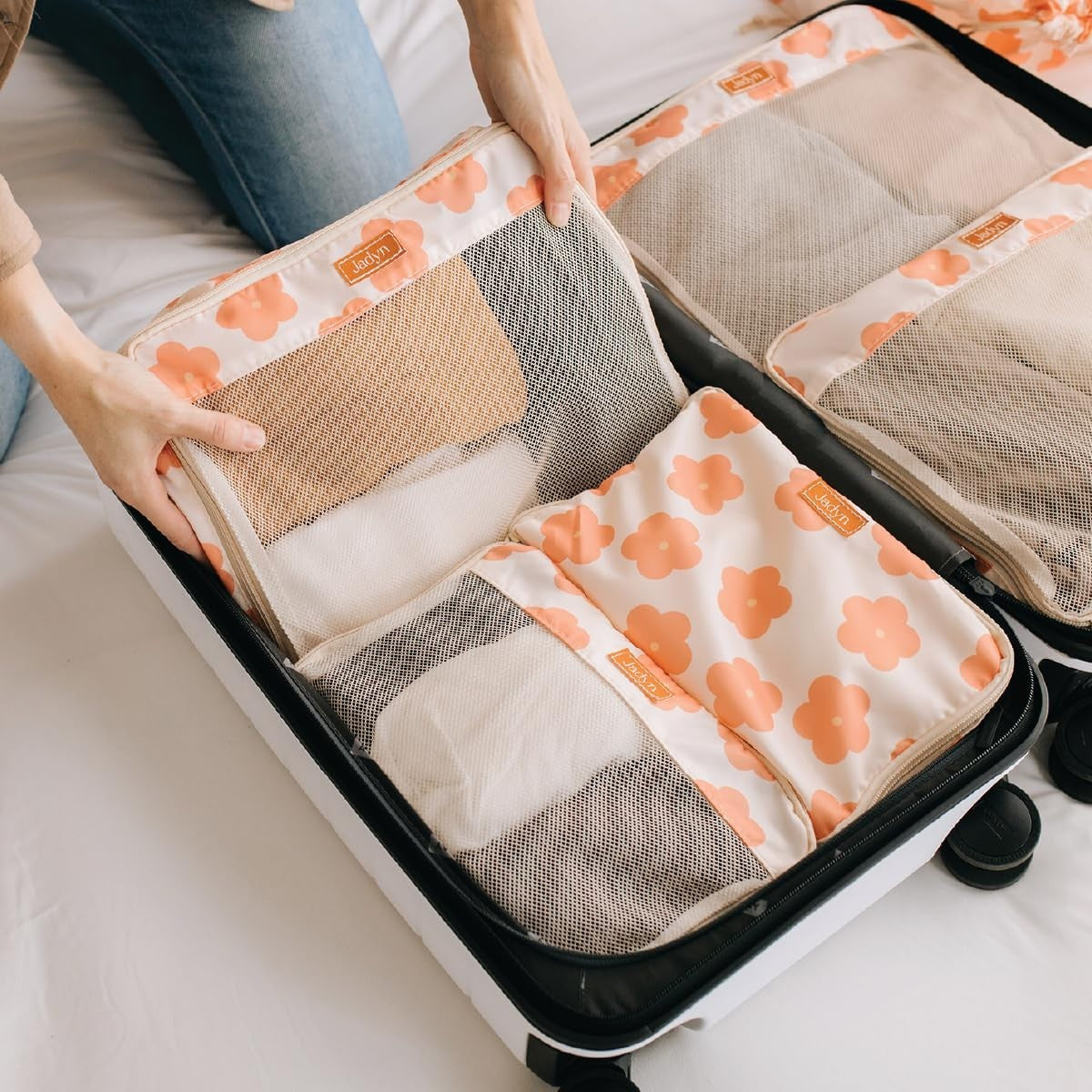 6-Piece Packing Cubes Set for Travel, Large Organizer for Suitcase & Luggage5