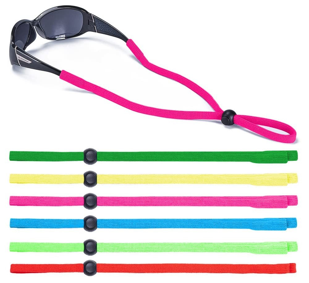 6-Pack Eyeglass Straps - Universal Eyewear Lanyard Retainer for Sports, Reading1