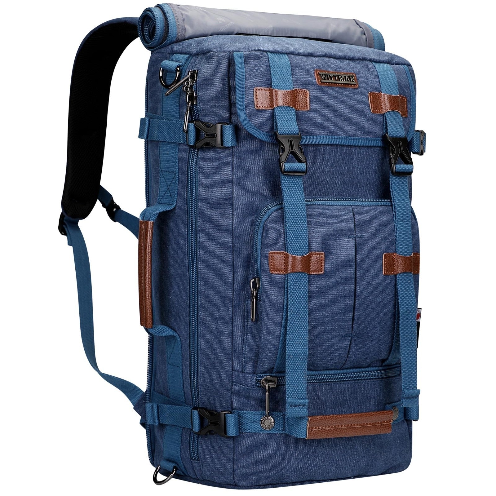 Vintage Canvas Travel Backpack for Men, Stylish Laptop Bag, Durable & Spacious1