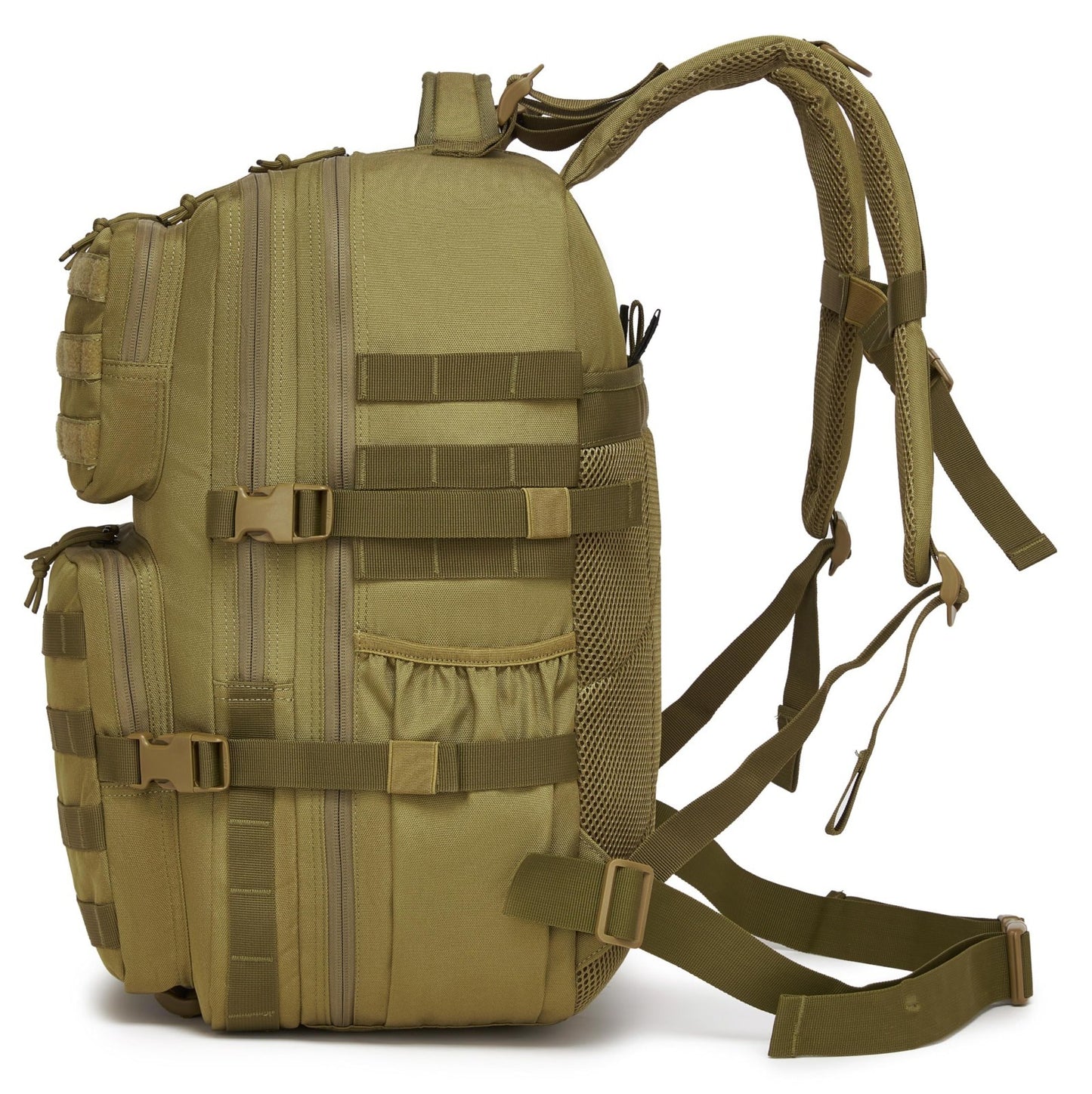 Waterproof Military Tactical Backpack   3 Day Assault Pack, Molle Daypack with B4