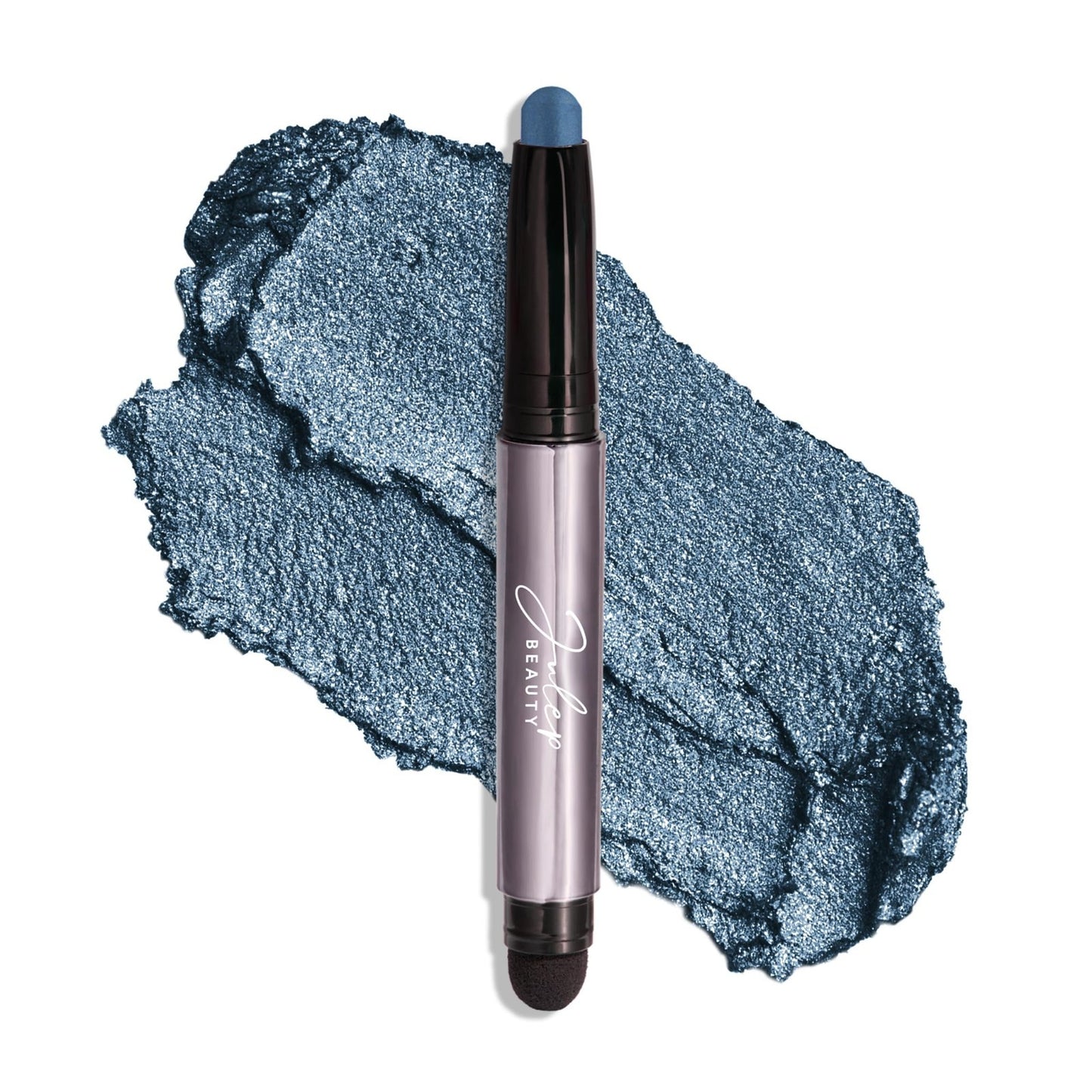 Crème-to-Powder Eyeshadow Stick - Sapphire Shimmer, Long-Lasting, Easy Applicati1