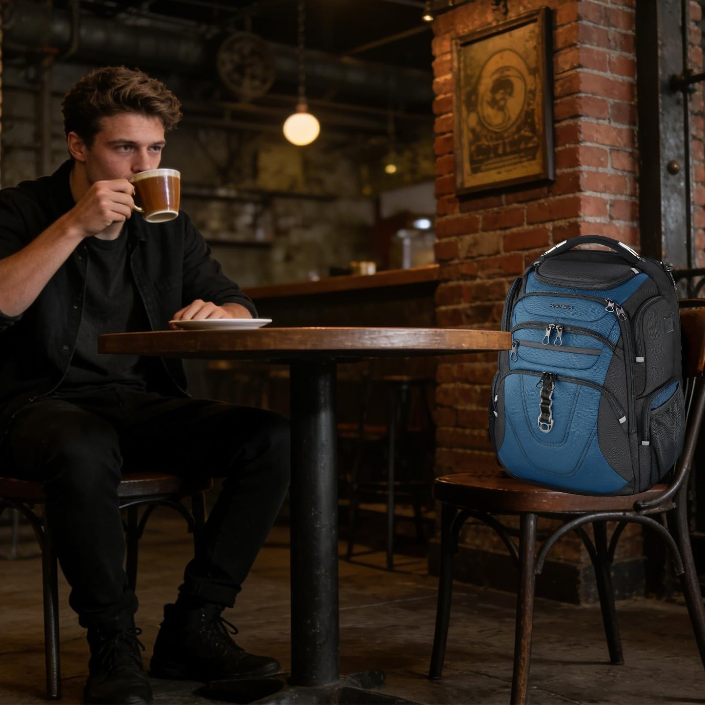 XXXL Travel Laptop Backpack 18.4 Inch, Waterproof Computer Bag for Men, Stylish2
