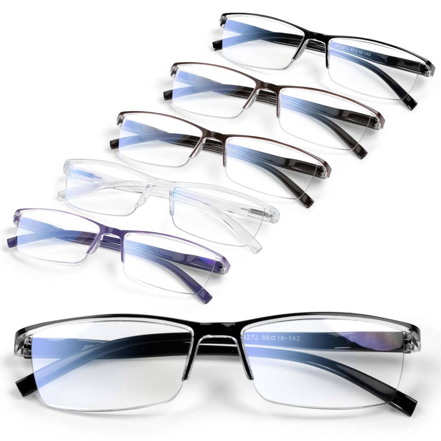 Durable Blue Light Blocking Reading Glasses for Men - Comfortable TR90 Frames1