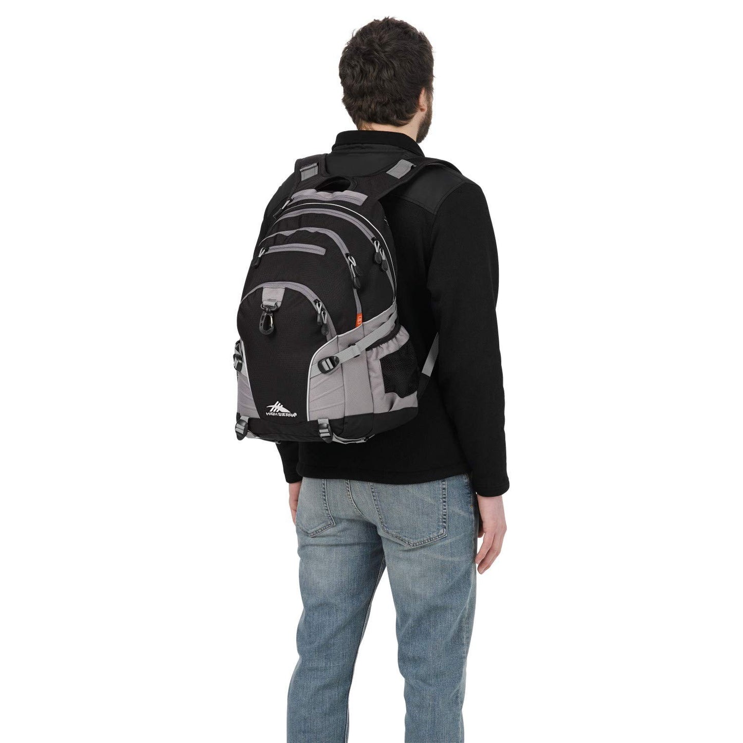 Versatile Travel & Work Backpack with Tablet Sleeve   Black/Charcoal, One Size4