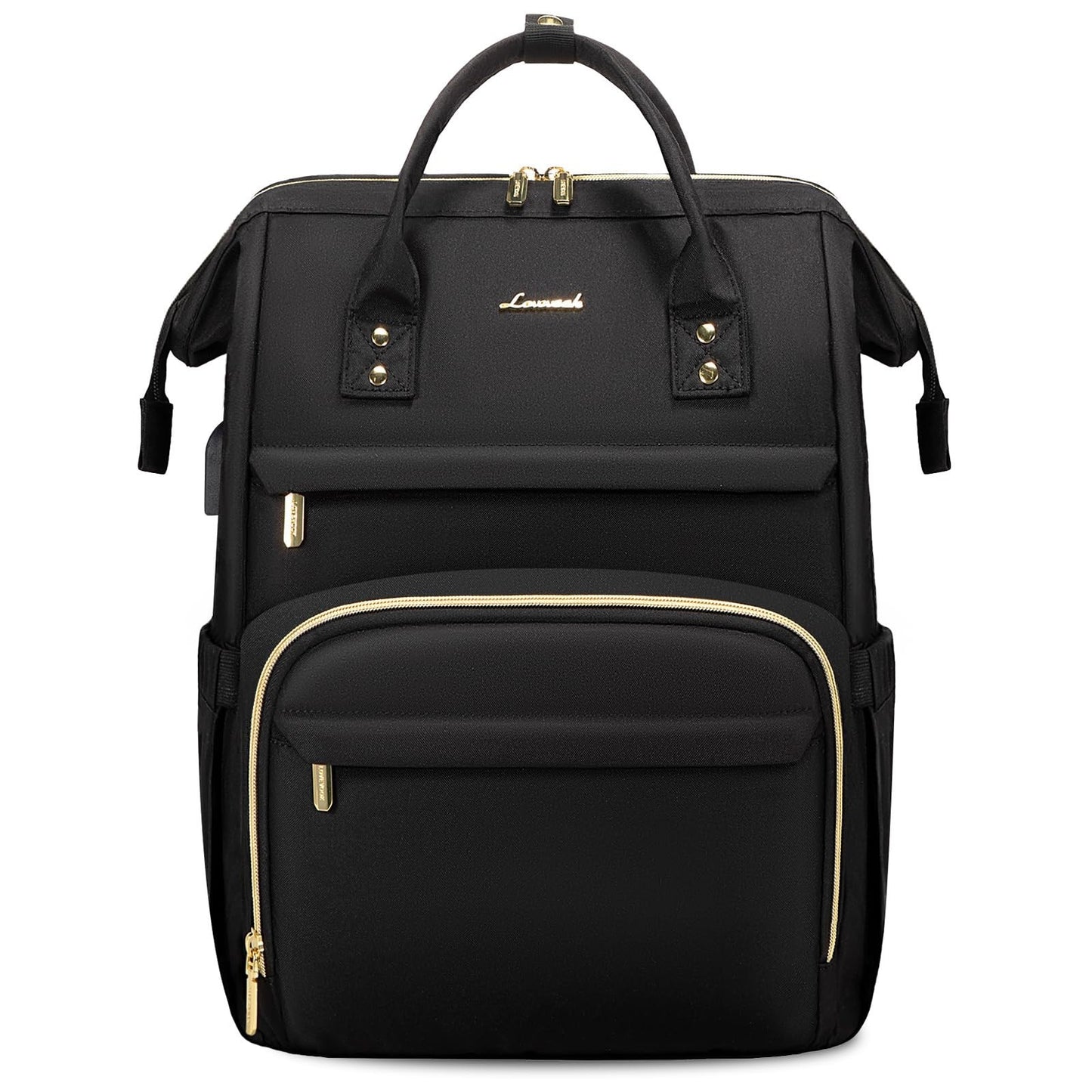 Stylish 18" Women's Laptop Backpack   Waterproof Travel Bag with USB Port, Ideal1