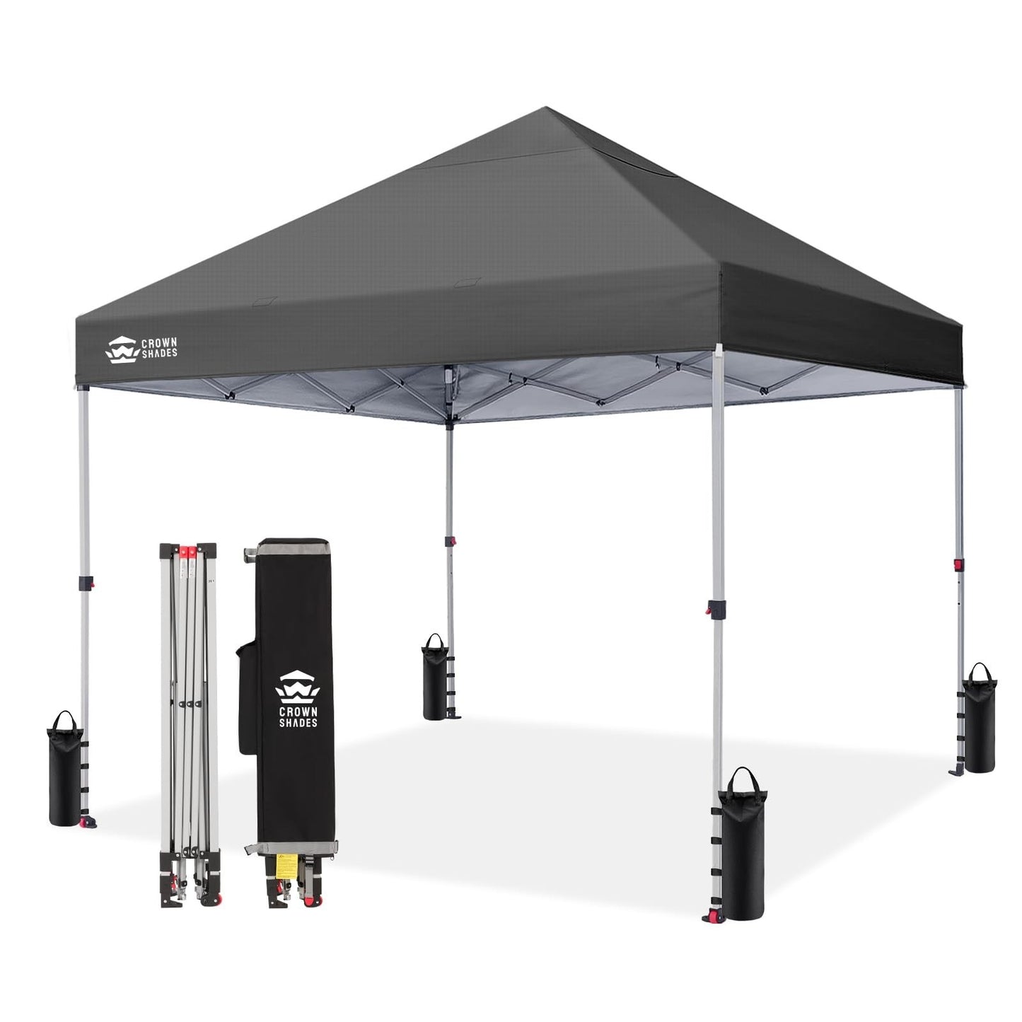 8x8 Pop Up Canopy Tent   One Push Setup, Easy Outdoor Sun Shade for Events, Part1