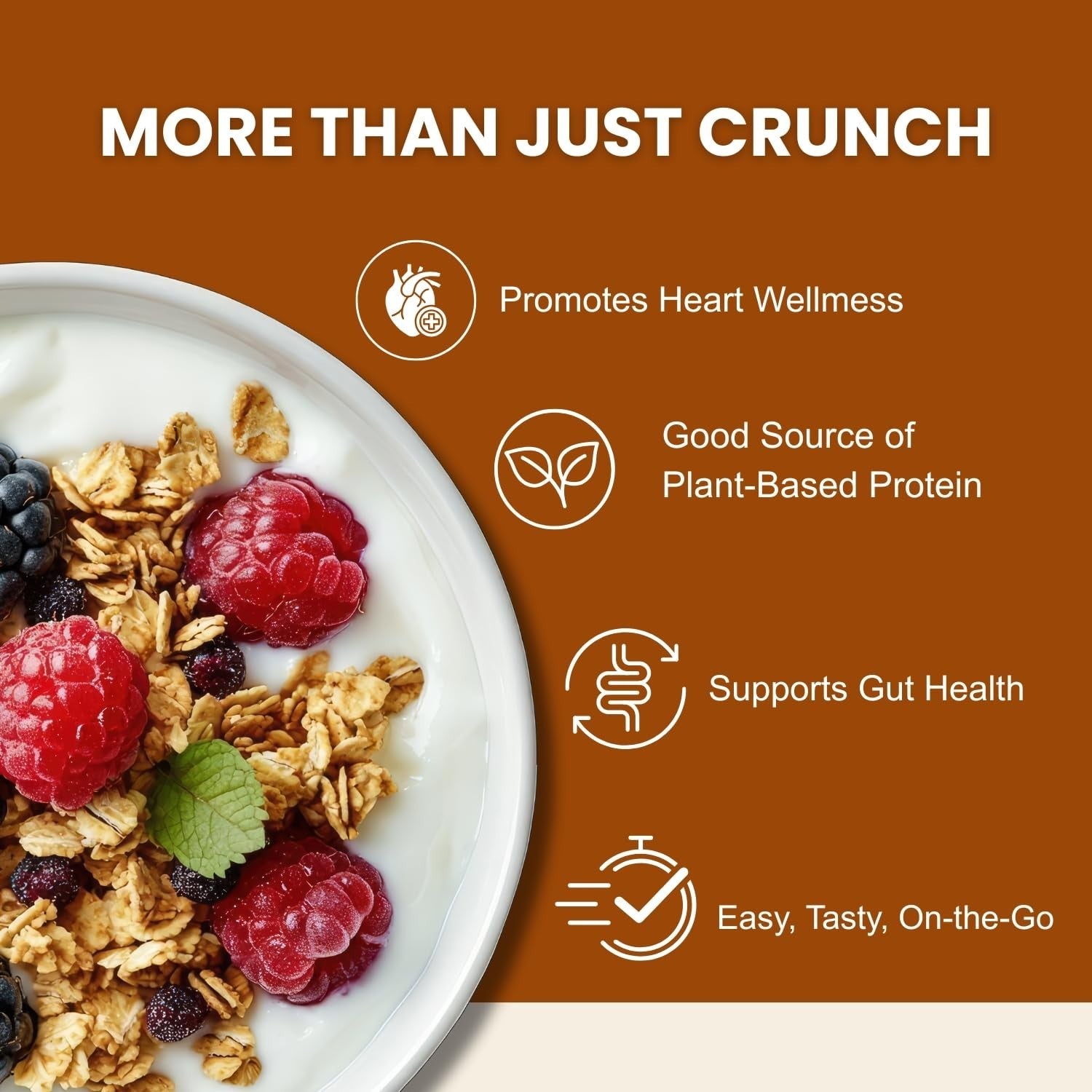 Fruit & Nut Granola 160oz - Ancient Grains, Vegan, Non-GMO, Crunchy Snack, Resea4