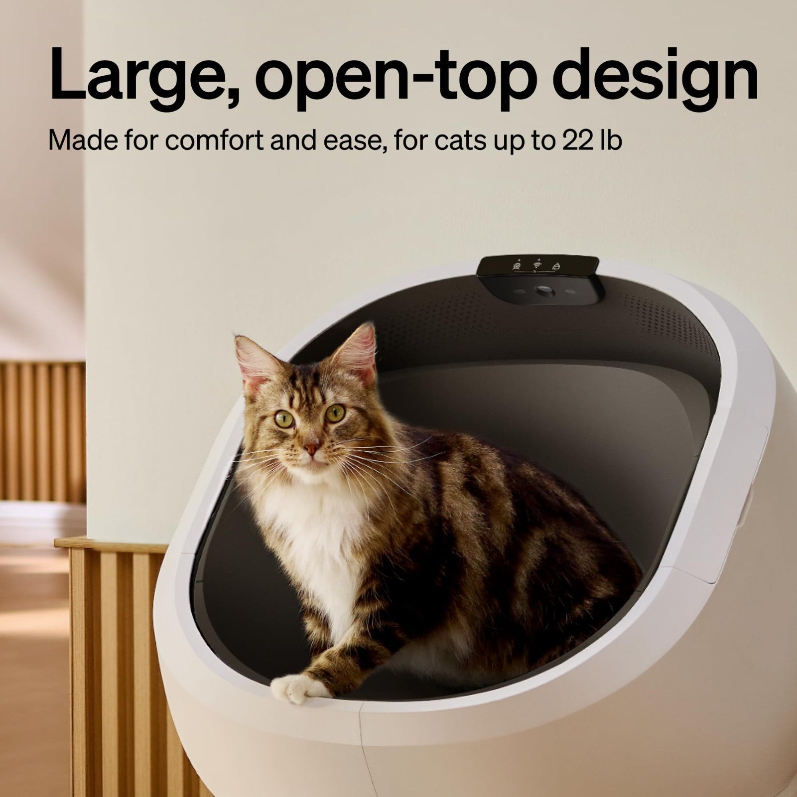 Automatic Self-Cleaning Litter Box Bundle with AI Camera, Multi-Cat, Odor Contro7