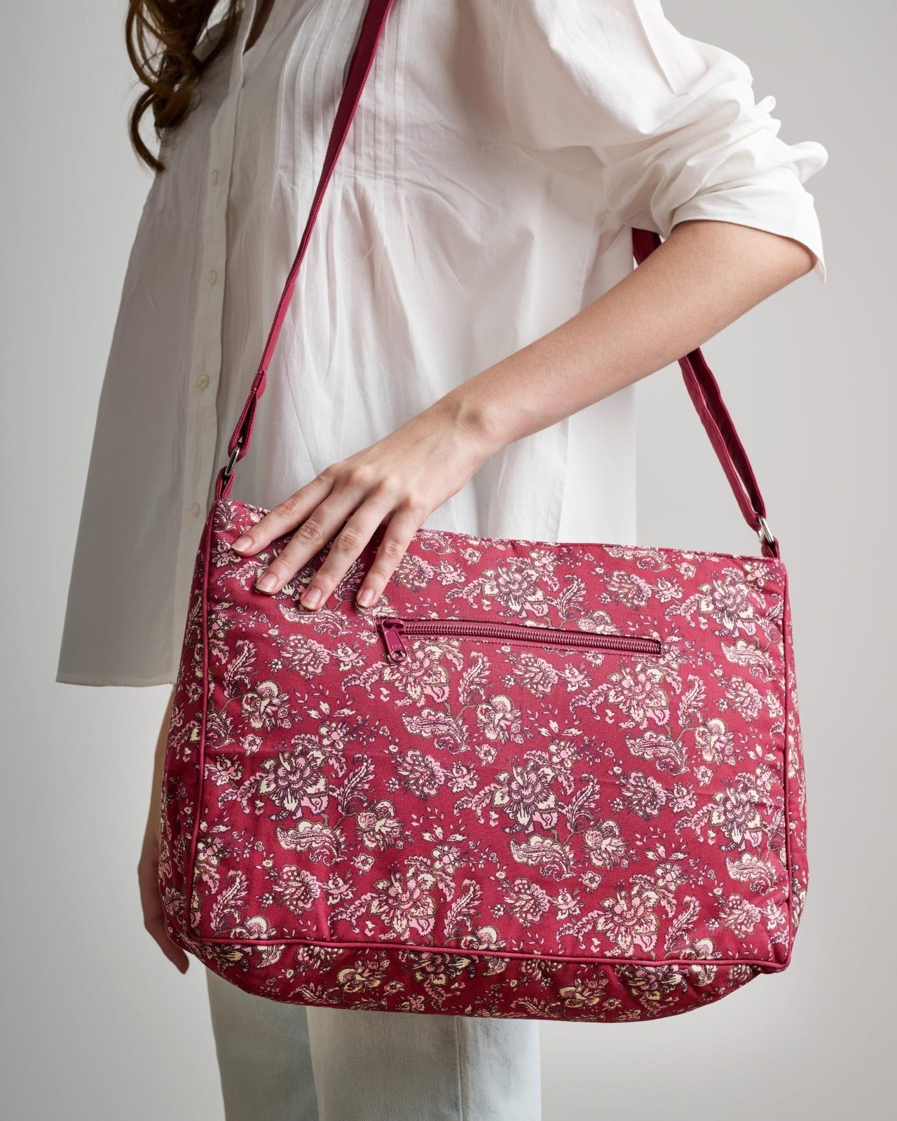 Stylish Cotton Shoulder Bag for Women   Versatile Handbag, Perfect for Everyday6