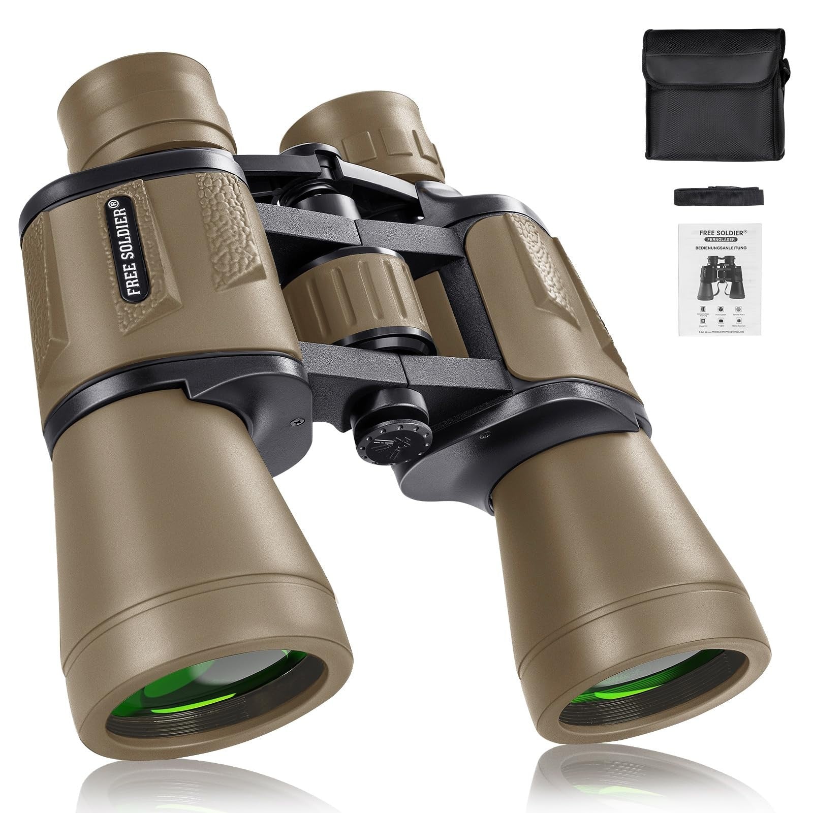 High Powered 20x50 Binoculars for Bird Watching, Hunting, Hiking, Travel   BAK41