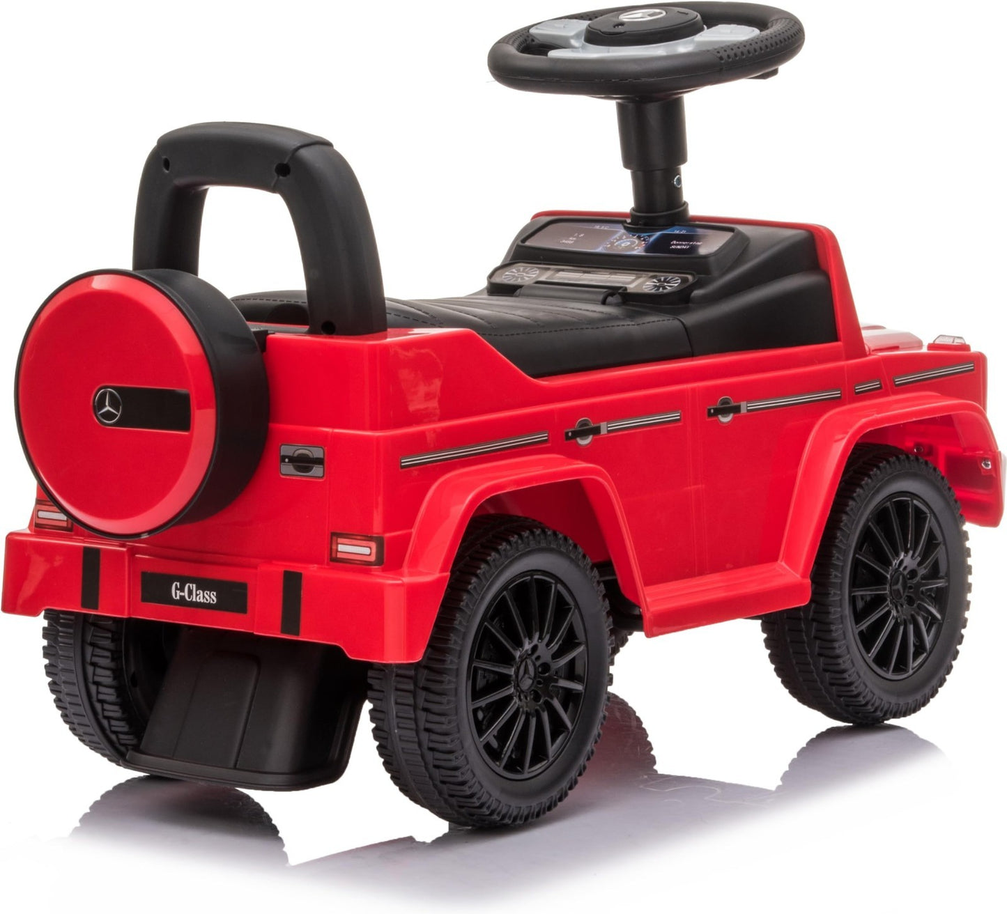 Red Mercedes G-Wagon Ride-On Car for Kids, Push Car with Realistic Features5