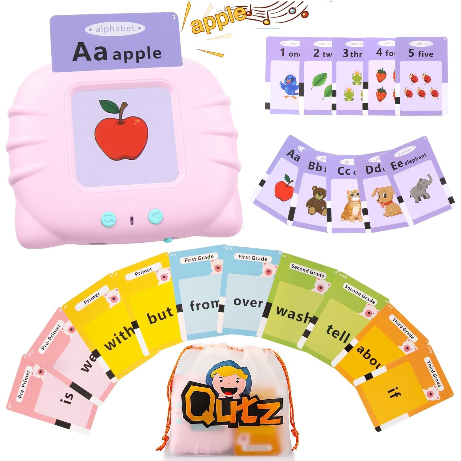 Educational Flash Cards for Toddlers 2-4, Autism & Speech Therapy, 272 Words0