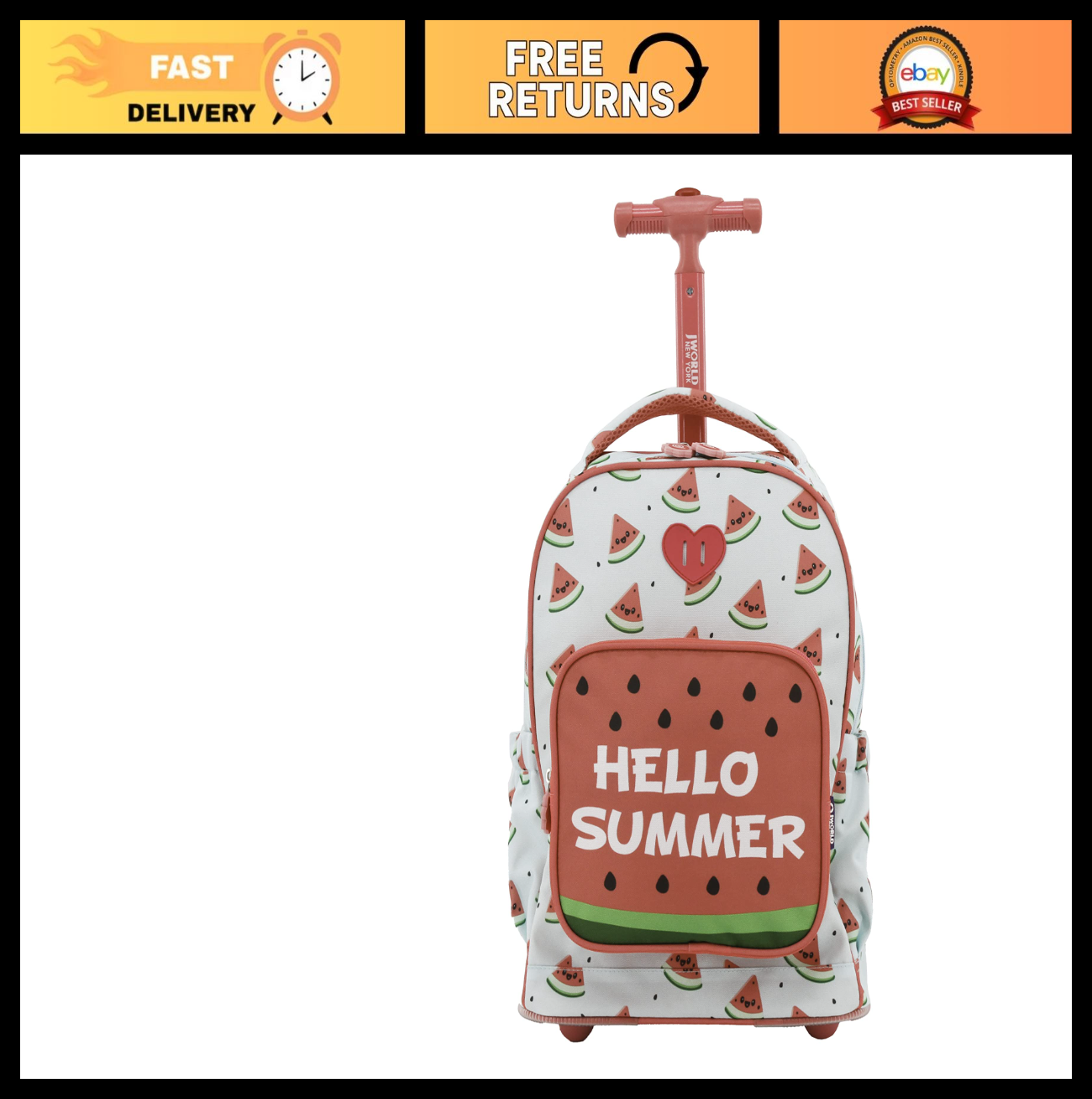 Sparkle Rolling Backpack for Kids   Lightweight, Durable, Multi Compartment Desi0