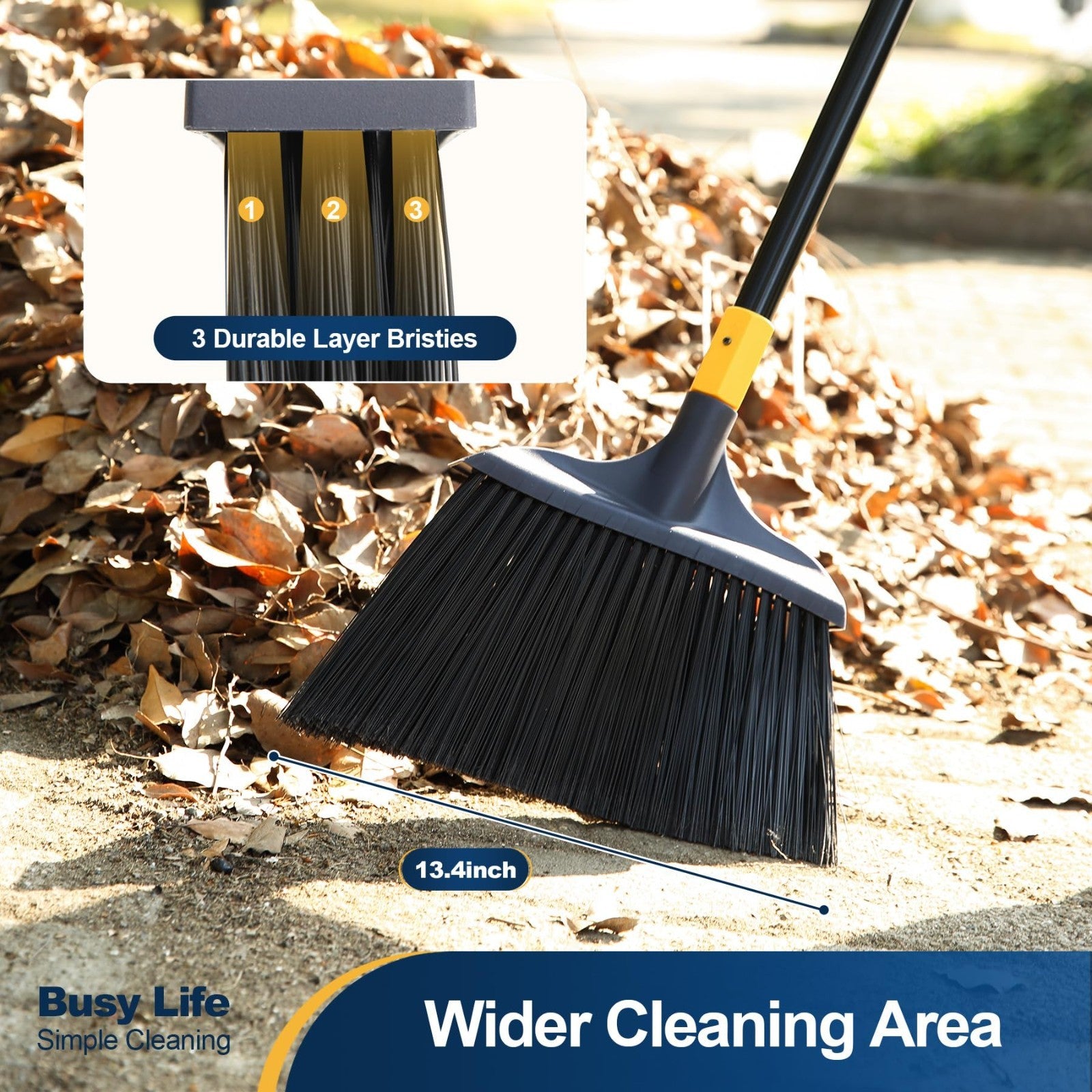 Heavy-Duty Outdoor Broom 54" | Commercial Grade Floor Sweeper for Home & Yard4