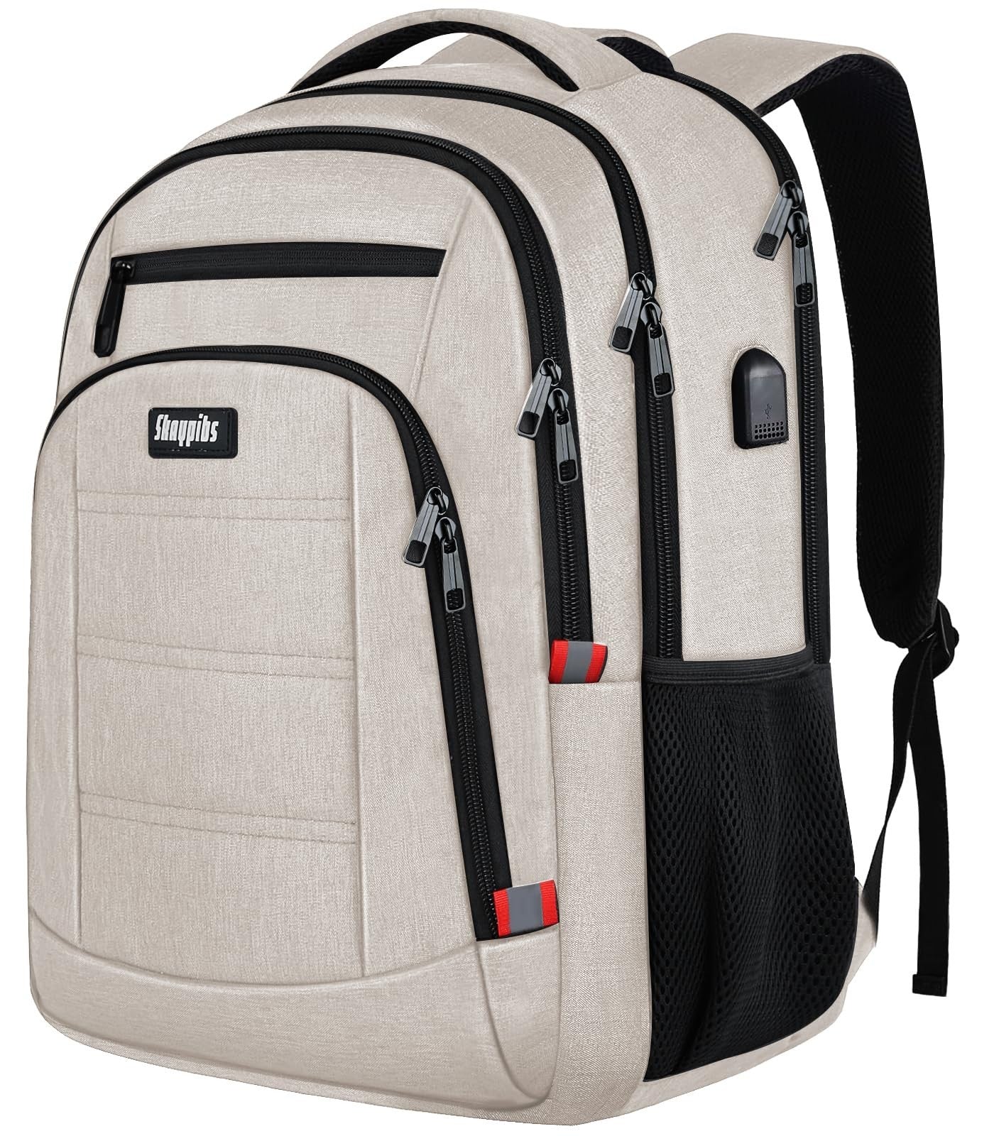 Travel Laptop Backpack for Women   USB Charging, Water Resistant, Fits 15.6"   B1