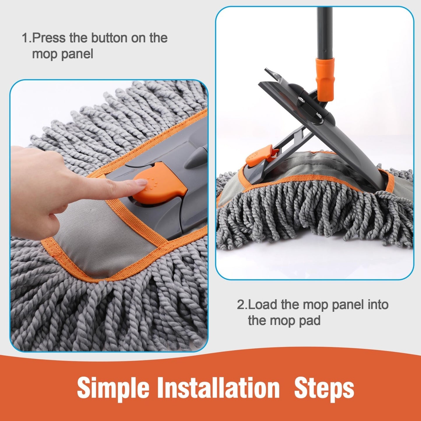 Microfiber Dust Mop for Hardwood Floors - Effective Cleaning Tool, Easy Use4