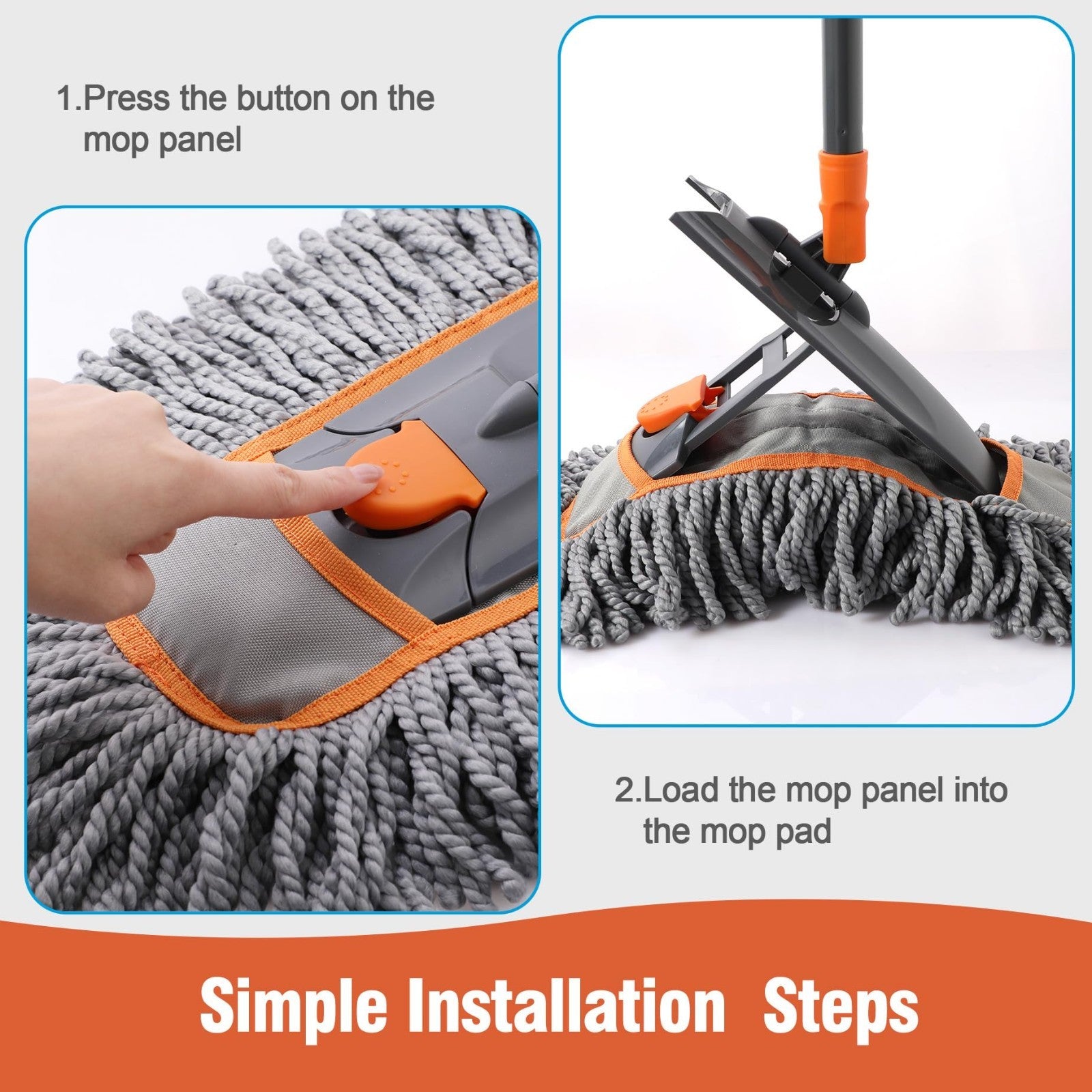 Microfiber Dust Mop for Hardwood Floors - Effective Cleaning Tool, Easy Use4