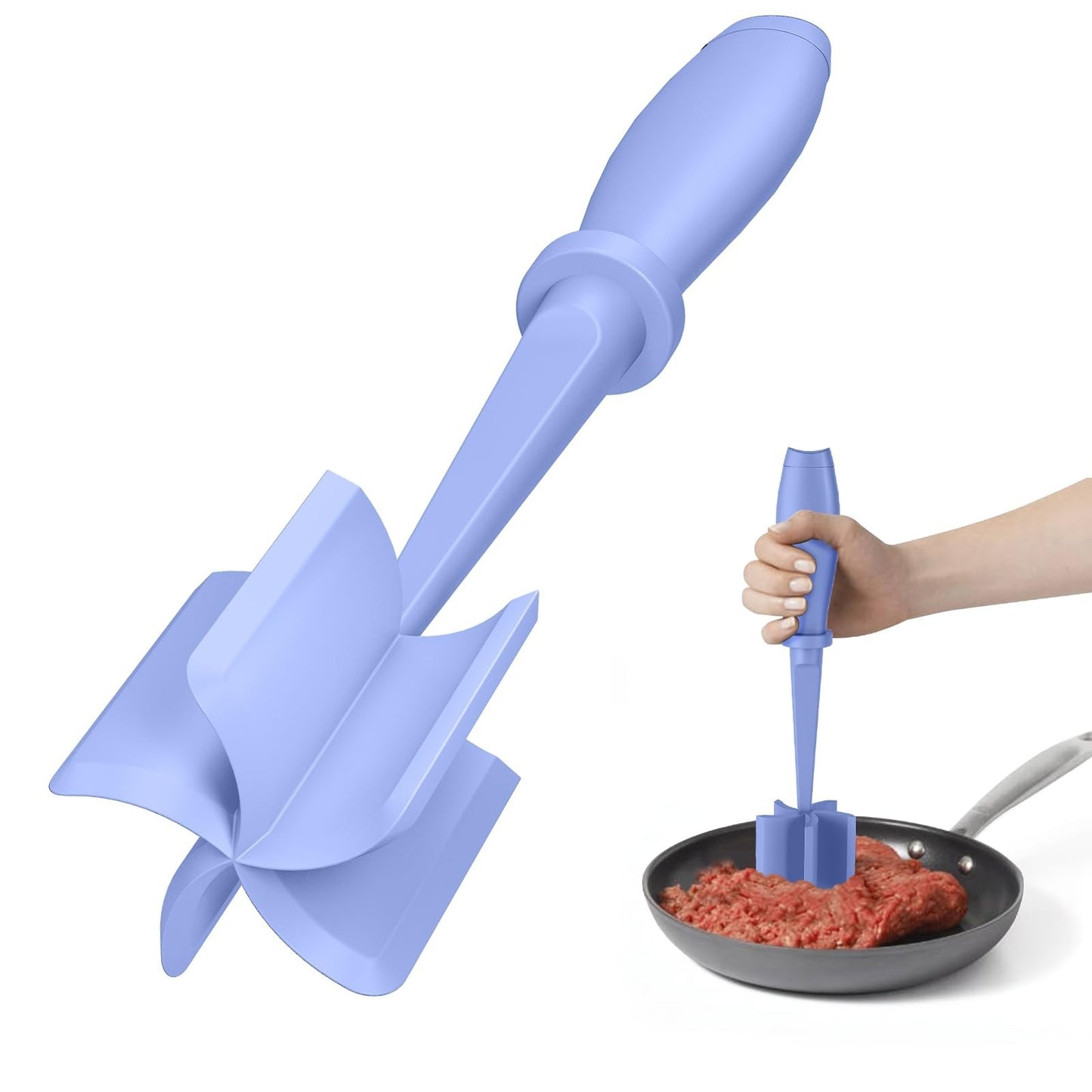 Meat Chopper & Hamburger Grinder   5 Blade Heat Resistant Kitchen Tool, Dishwash1