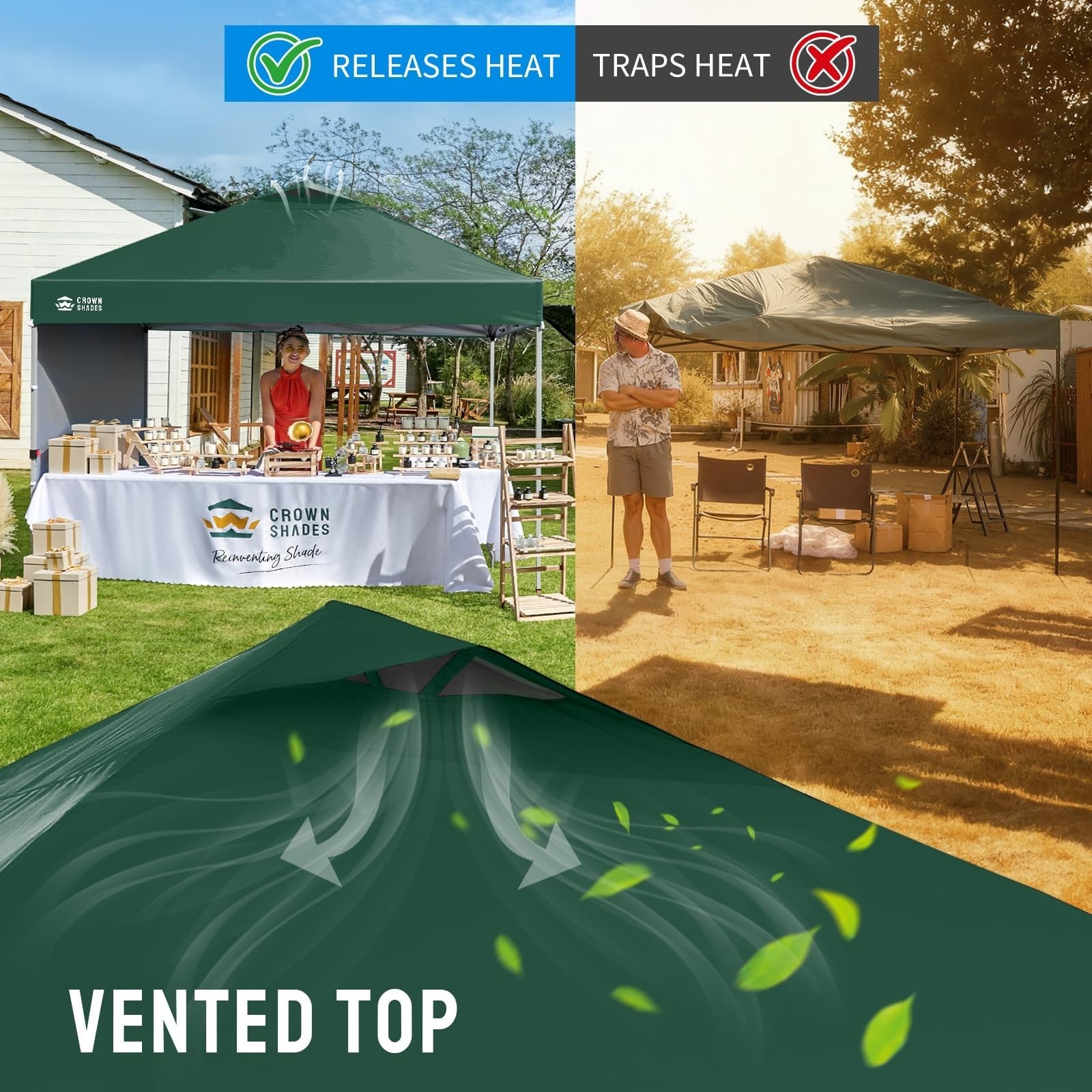 12x12 Pop Up Canopy Tent with Side Wall, Easy Setup Outdoor Gazebo, Sun Shade fo6