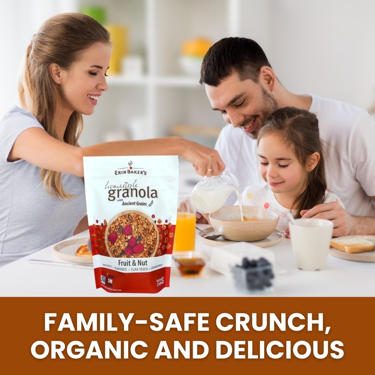 Fruit & Nut Granola 160oz - Ancient Grains, Vegan, Non-GMO, Crunchy Snack, Resea3