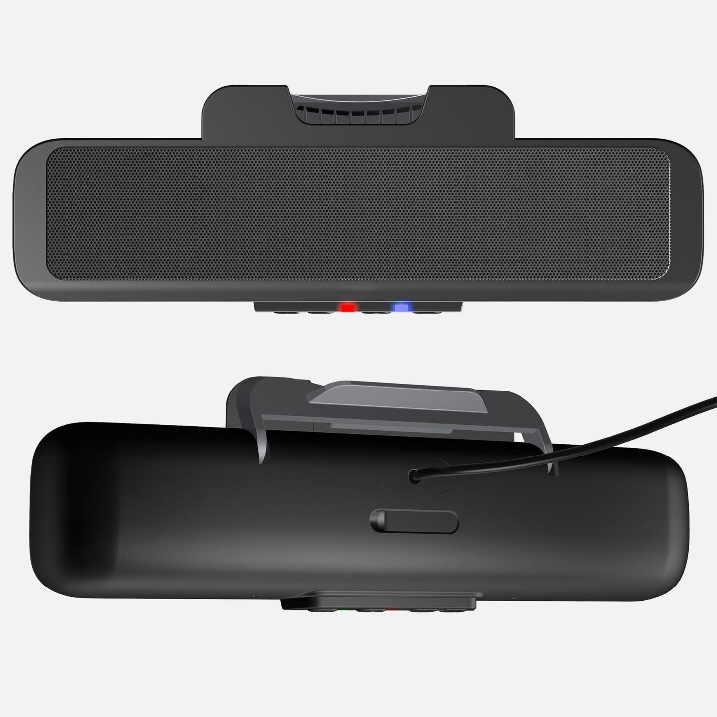 USB & Bluetooth Speaker Bar   USB Powered, Speakerphone for PC, Clamps to Monito6