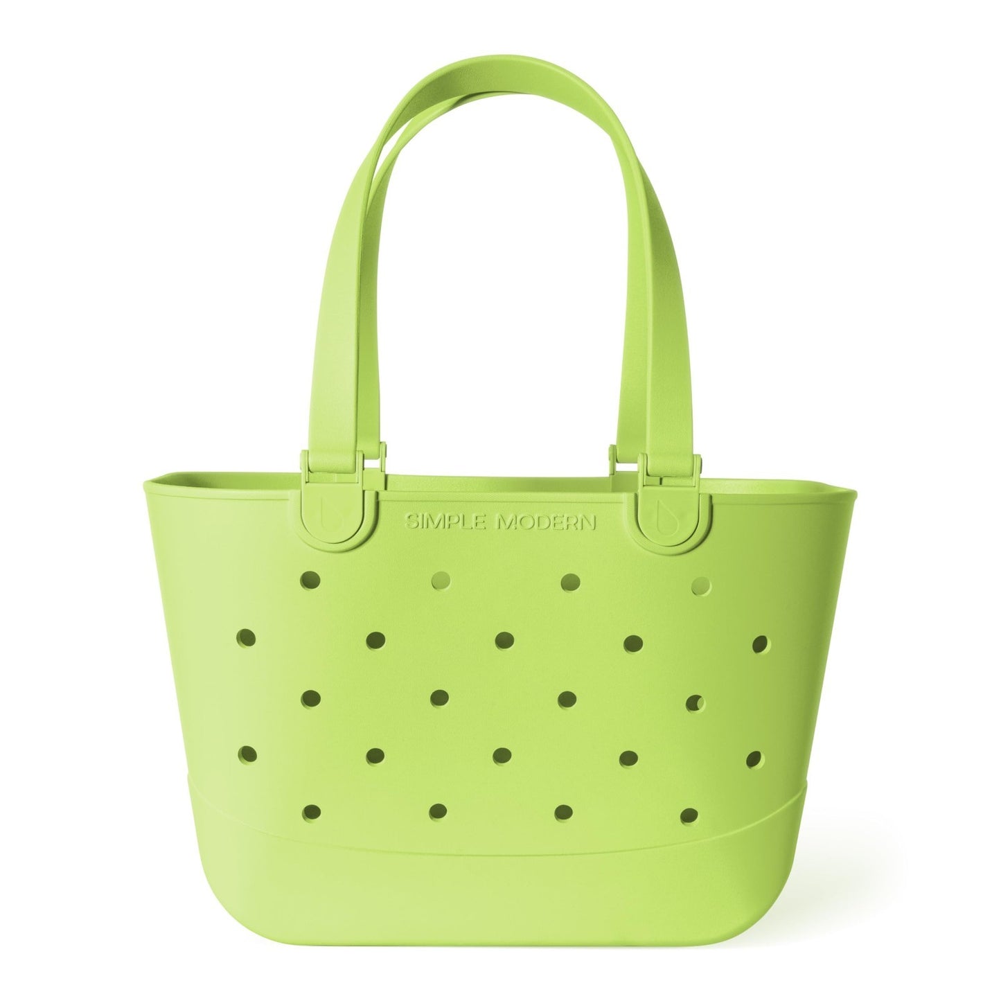 Large Waterproof Beach Tote Bag - Green Getaway Bag with Zipper Pocket, Ideal fo1