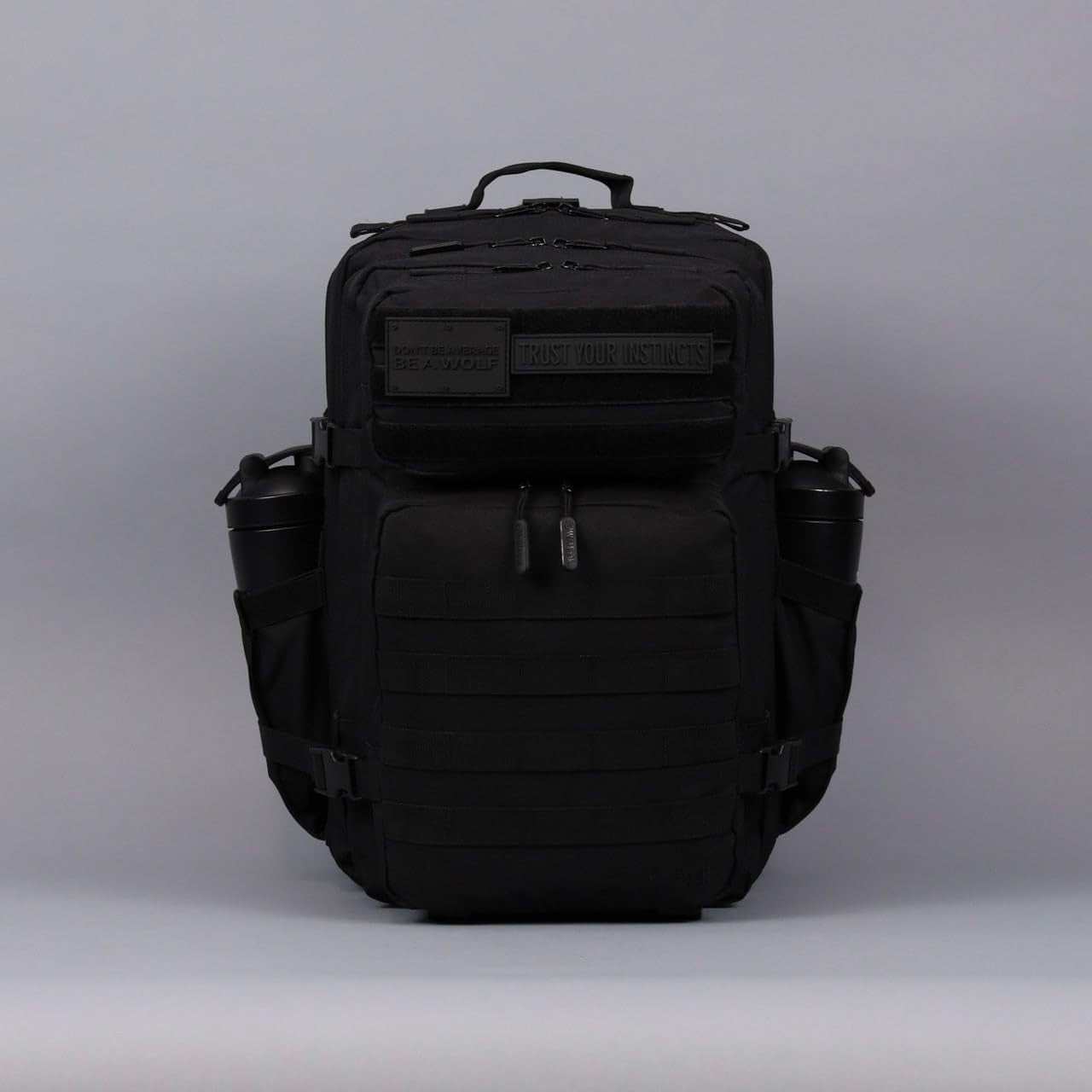 Durable 45L Waterproof Gym Backpack   MOLLE Webbing, Laptop Pocket, 1000D Oxford8