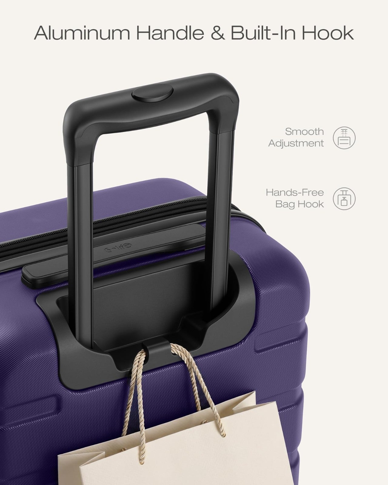 Lightweight Durable Hardshell Luggage Set - 3 Piece Expandable Suitcase, 360° Sp6