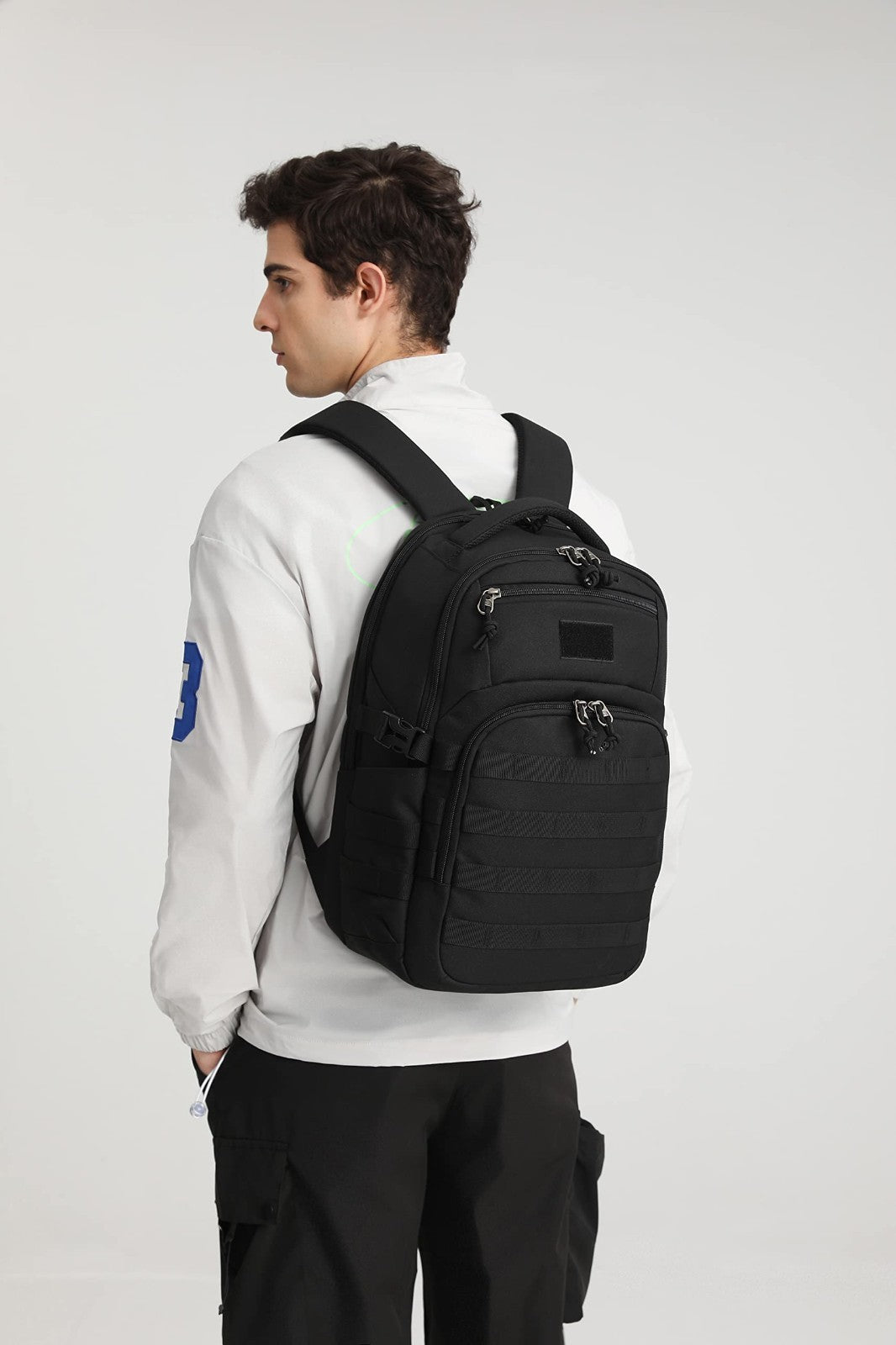 Tactical Military Backpack for Men   Small Black Assault Bag, Outdoor Gear8