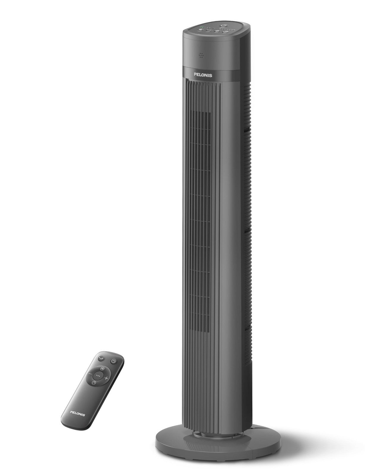 Bladeless Tower Fan 40" for Bedroom, Remote Control, 90° Oscillation, 3 Speeds,1